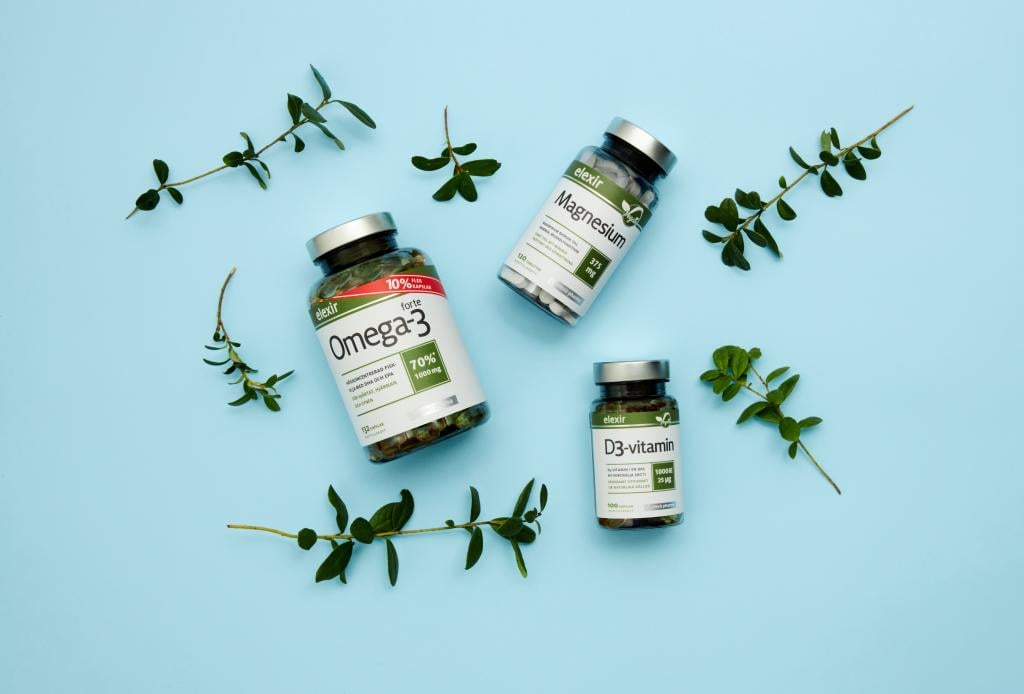 Köp Elexir Omega3 Forte 1000 mg 132 kapslar Apohem