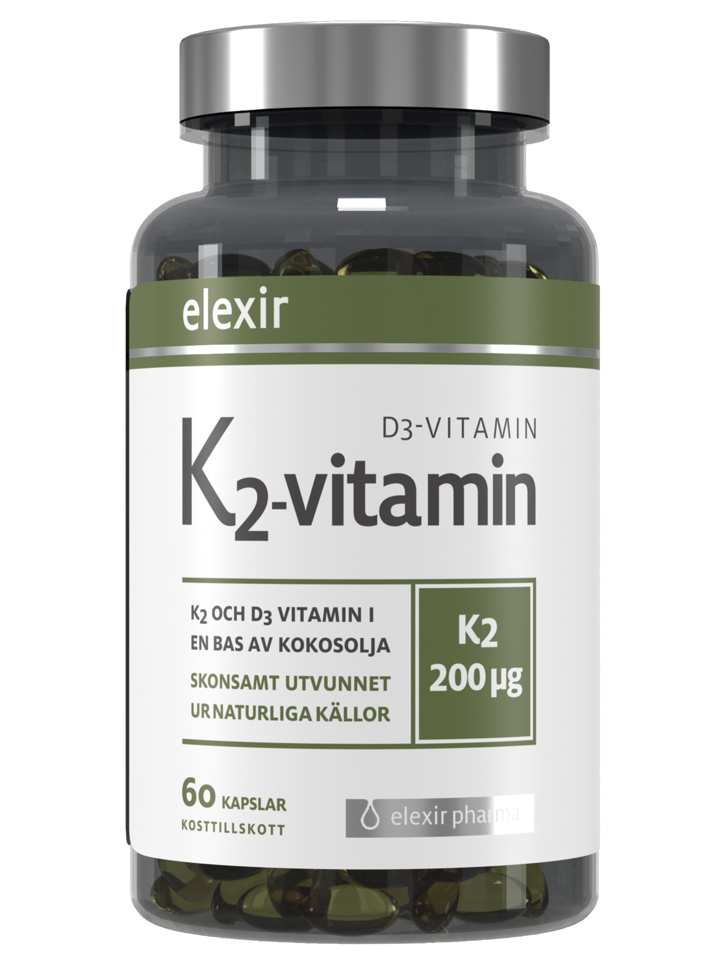 Elexir Vitamin K2 60 kapslar