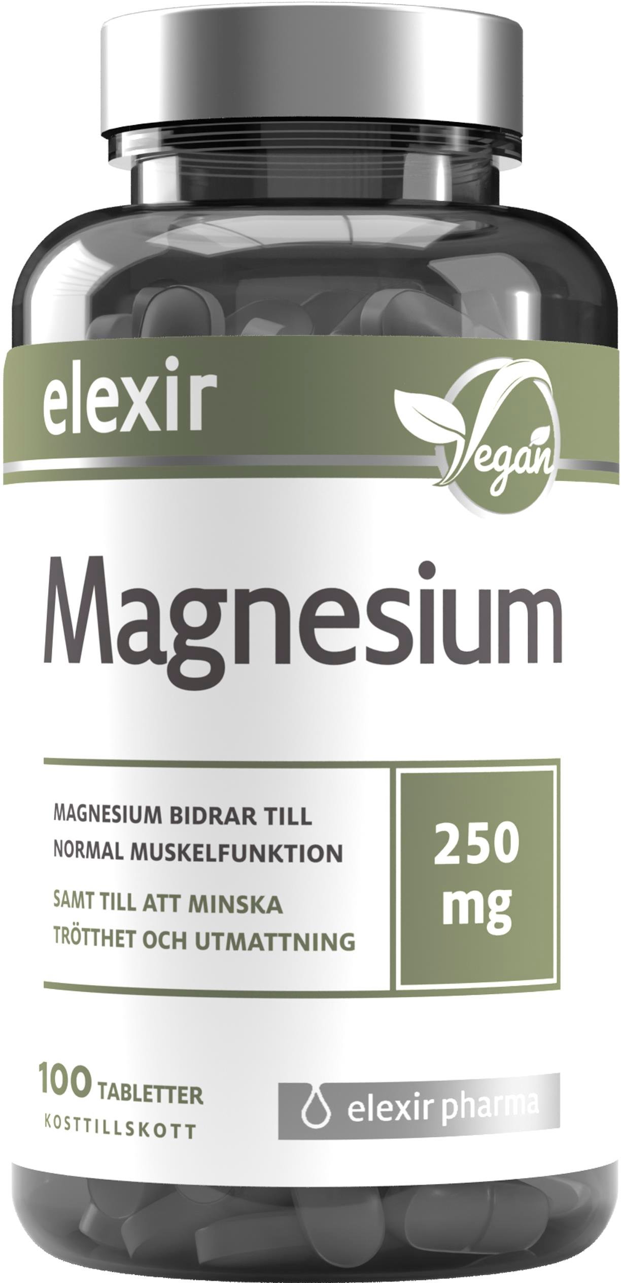 Elexir Pharma Magnesium 250mg 100 tab