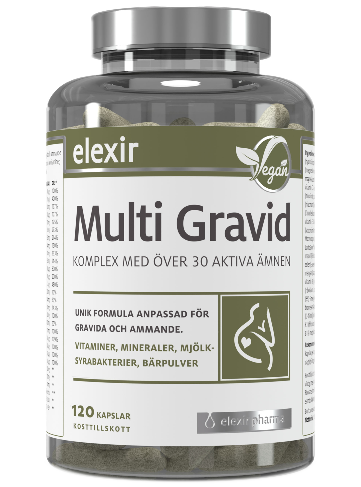 Elexir Pharma Multi Gravid 120 kapslar