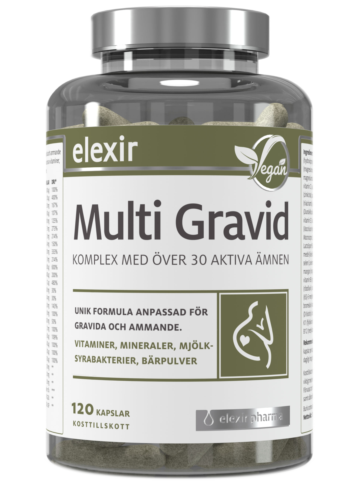 Elexir Pharma Multi Gravid 120 kapslar