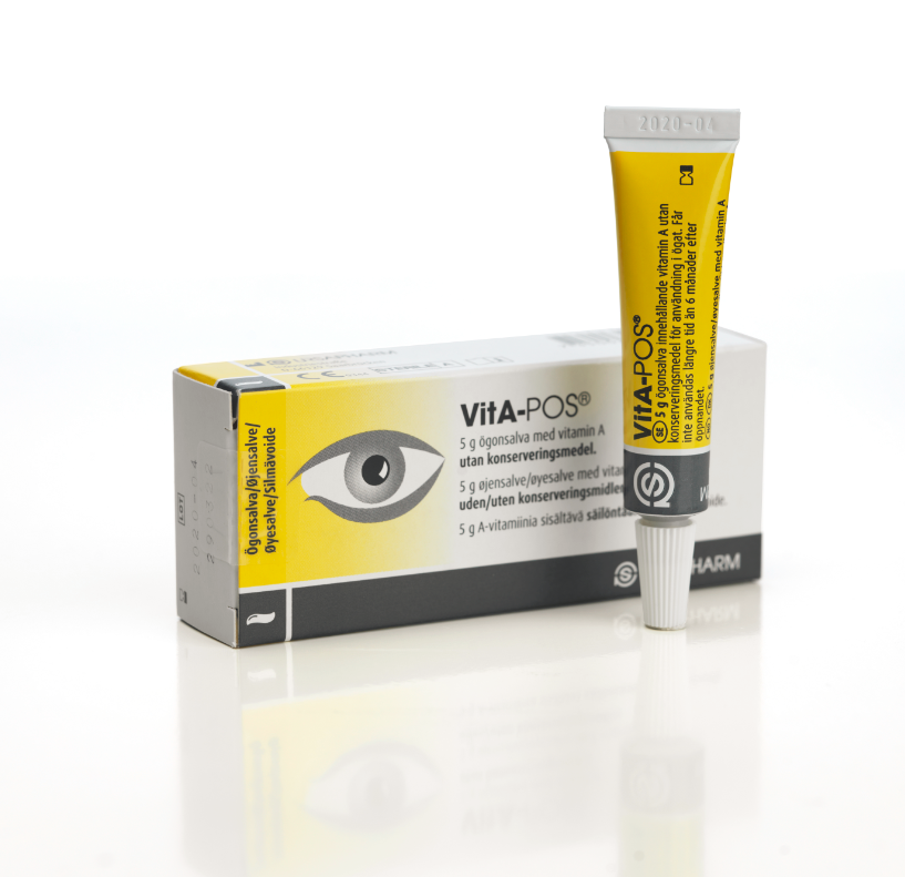 VitA-POS Smörjande Ögonsalva med A-vitamin 5 g