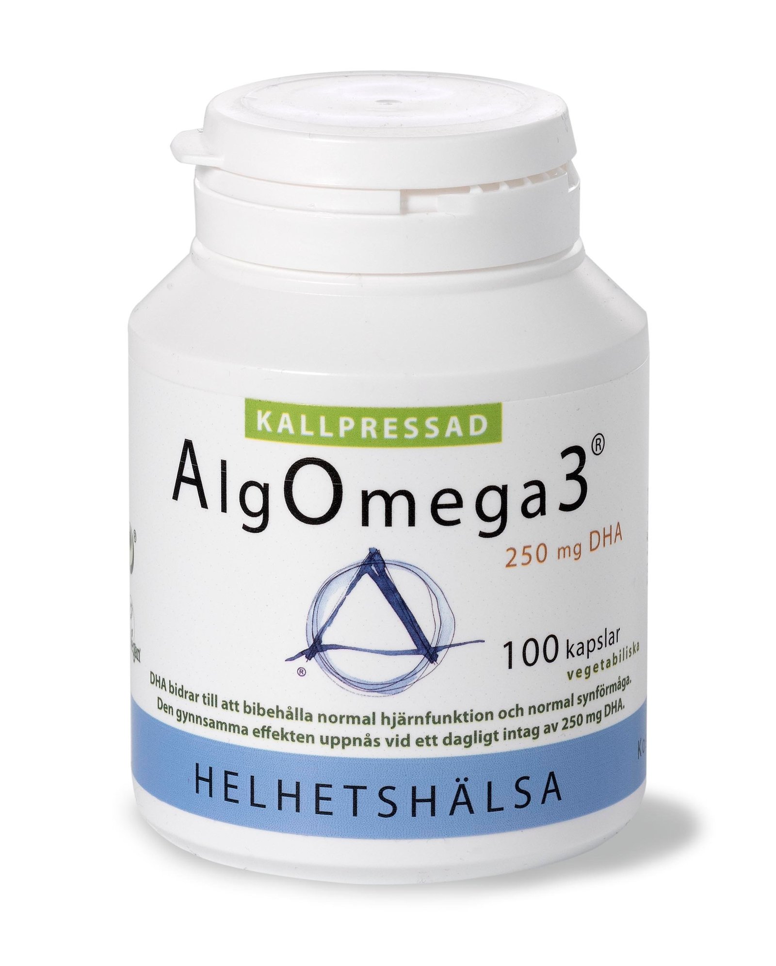 Helhetshälsa AlgOmega3® Kallpressad 100 kapslar