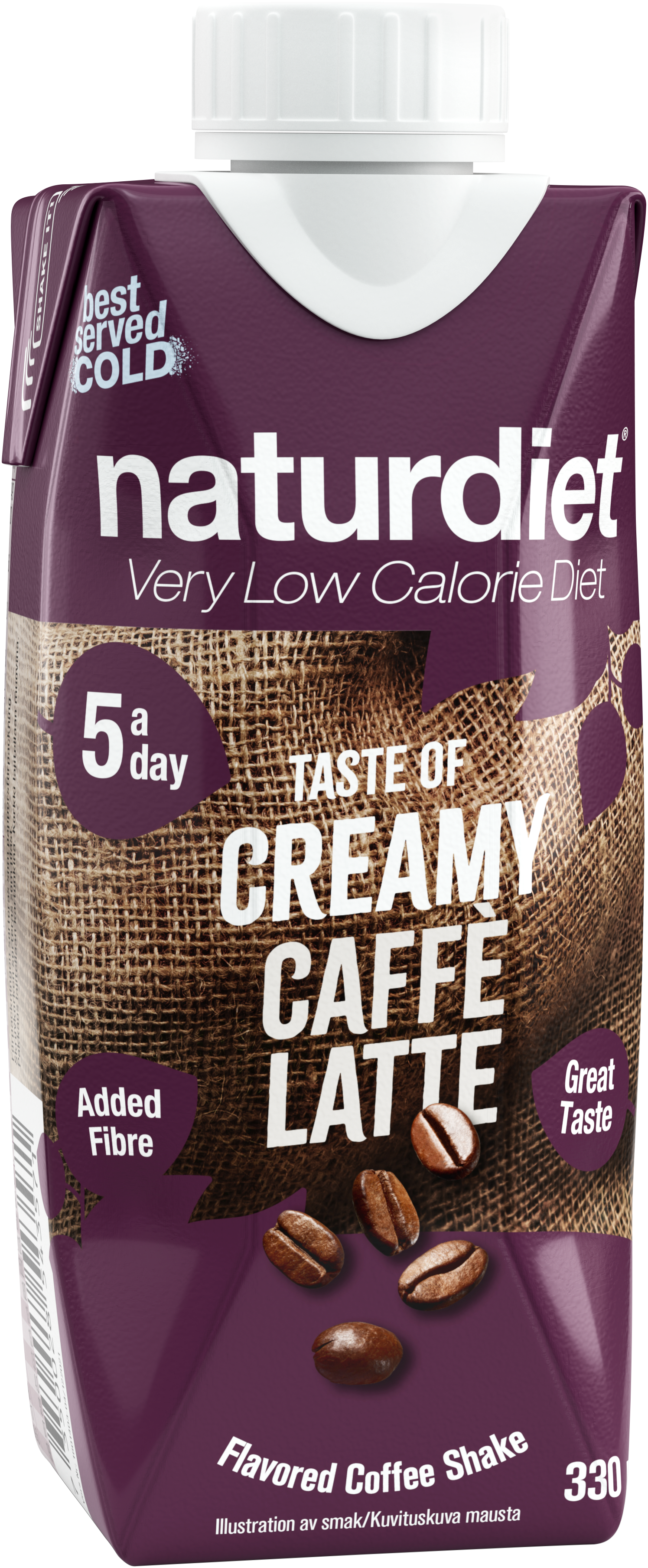 Naturdiet VLCD Creamy Caffe Latte Shake 330 ml