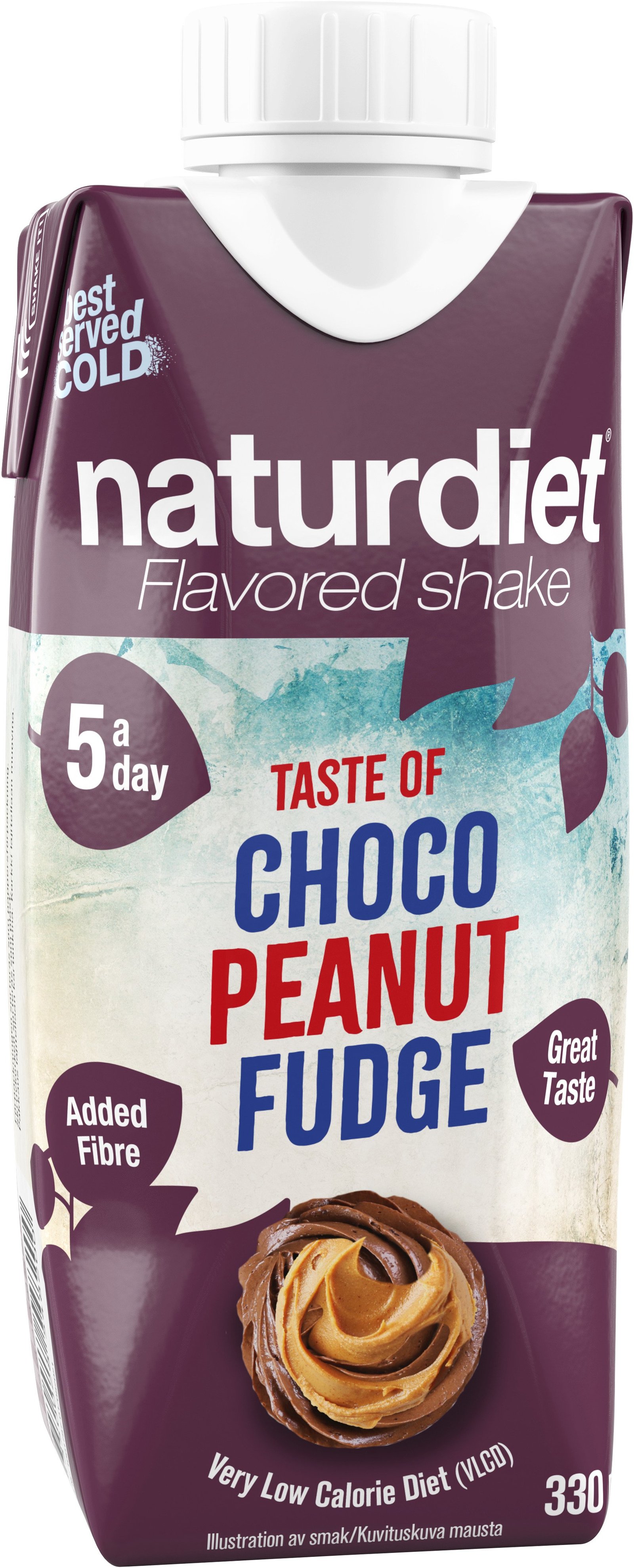 Naturdiet Choco Peanut Fudge 330 ml