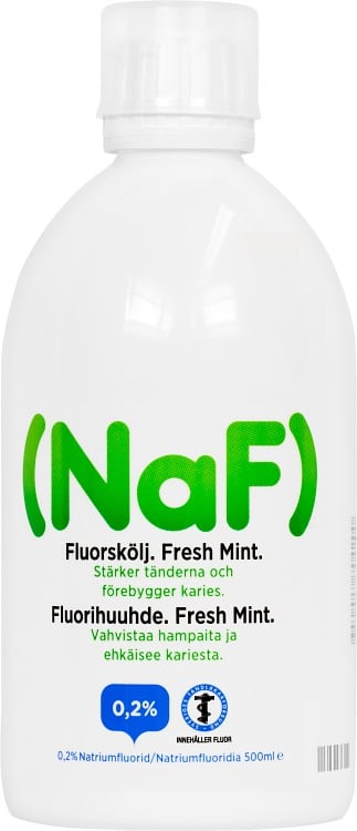 NaF Fluorskölj Fresh Mint 0,2% NaF 500 ml