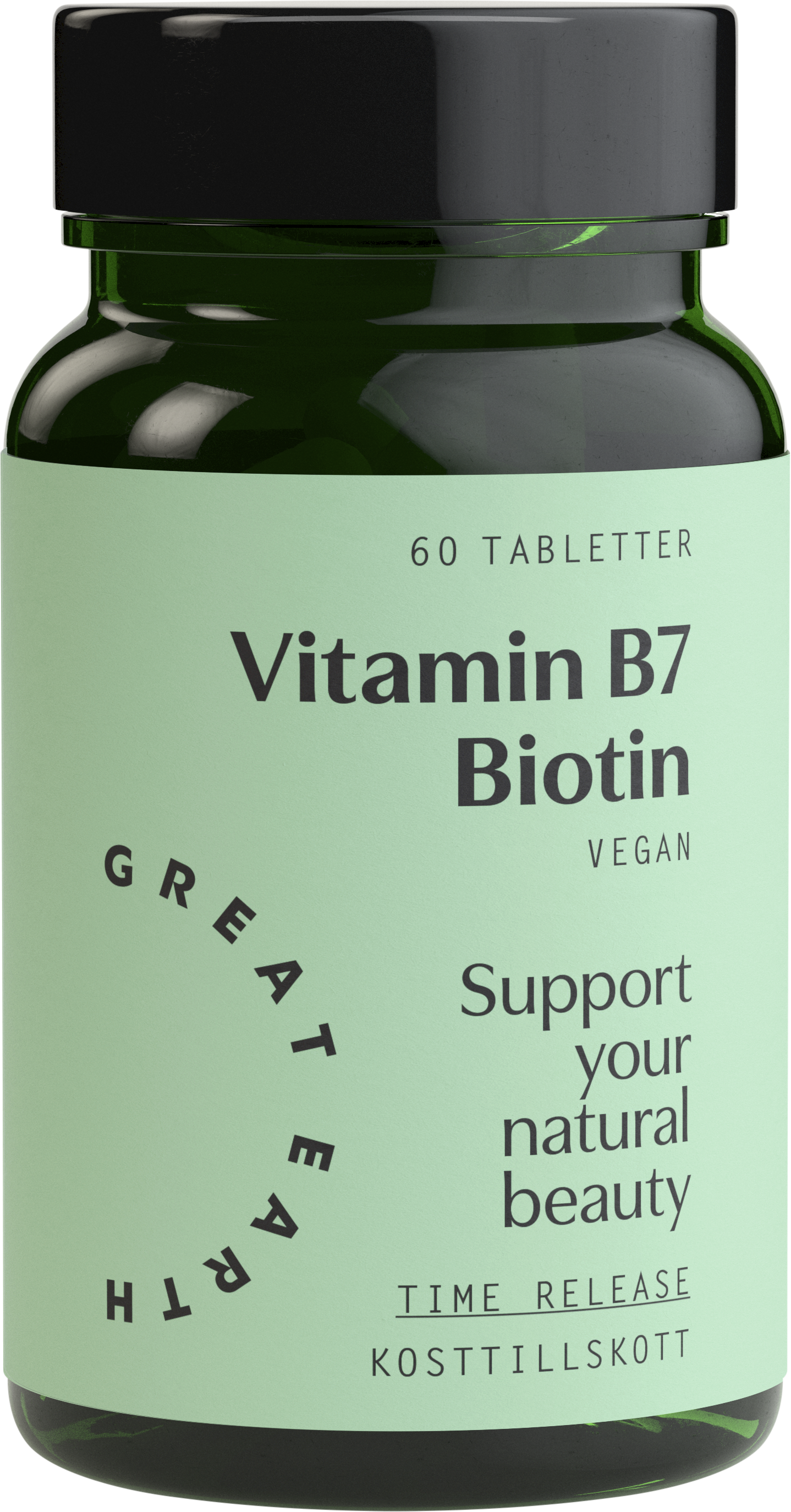 Great Earth Vitamin B7 Biotin 1000µg 60 tabletter