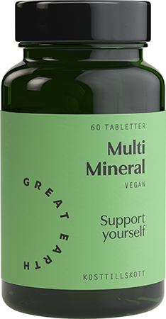 Great Earth Multi Mineral Vegan 60 tabletter