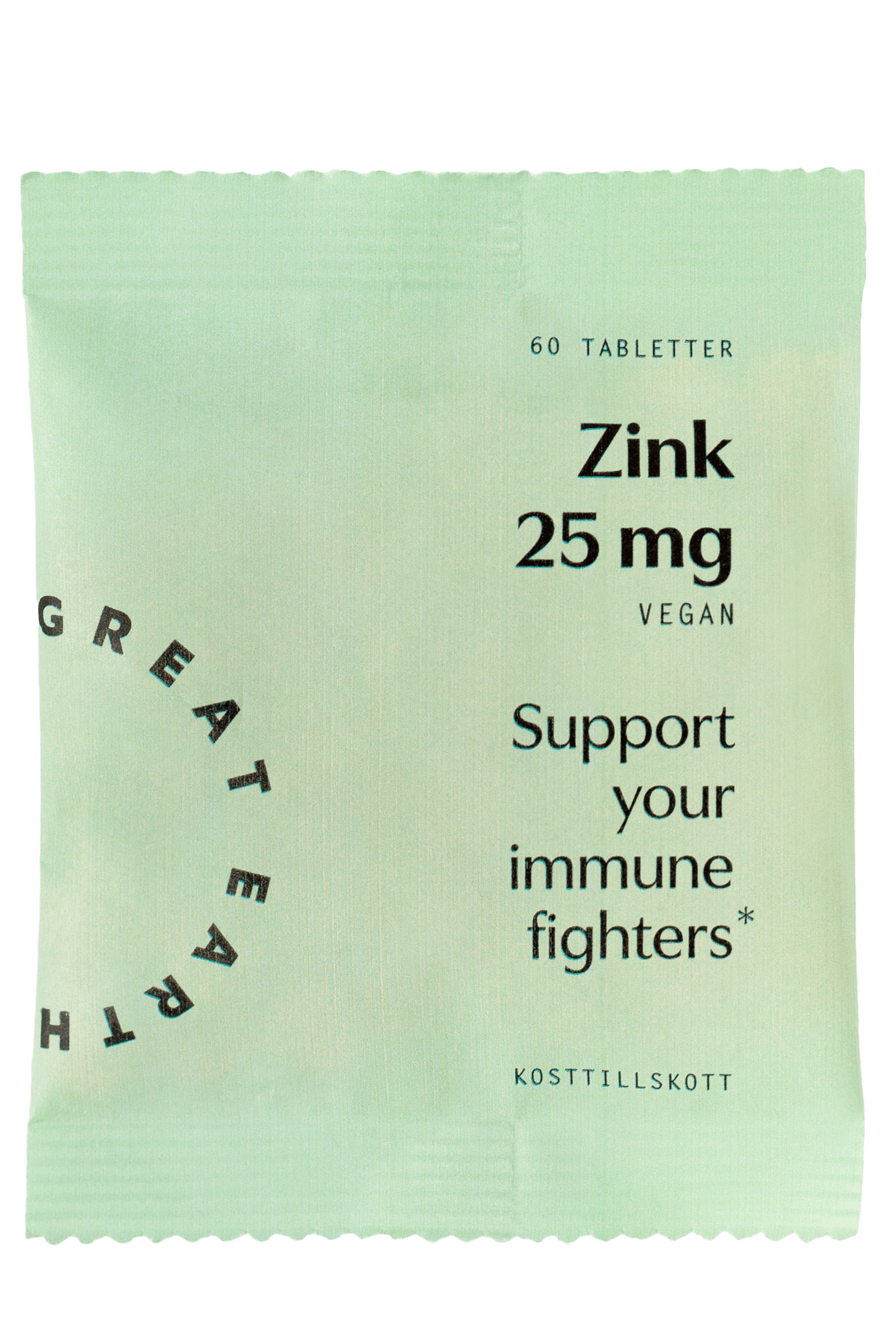 Great Earth Zink 25 mg Refill 60 tabletter