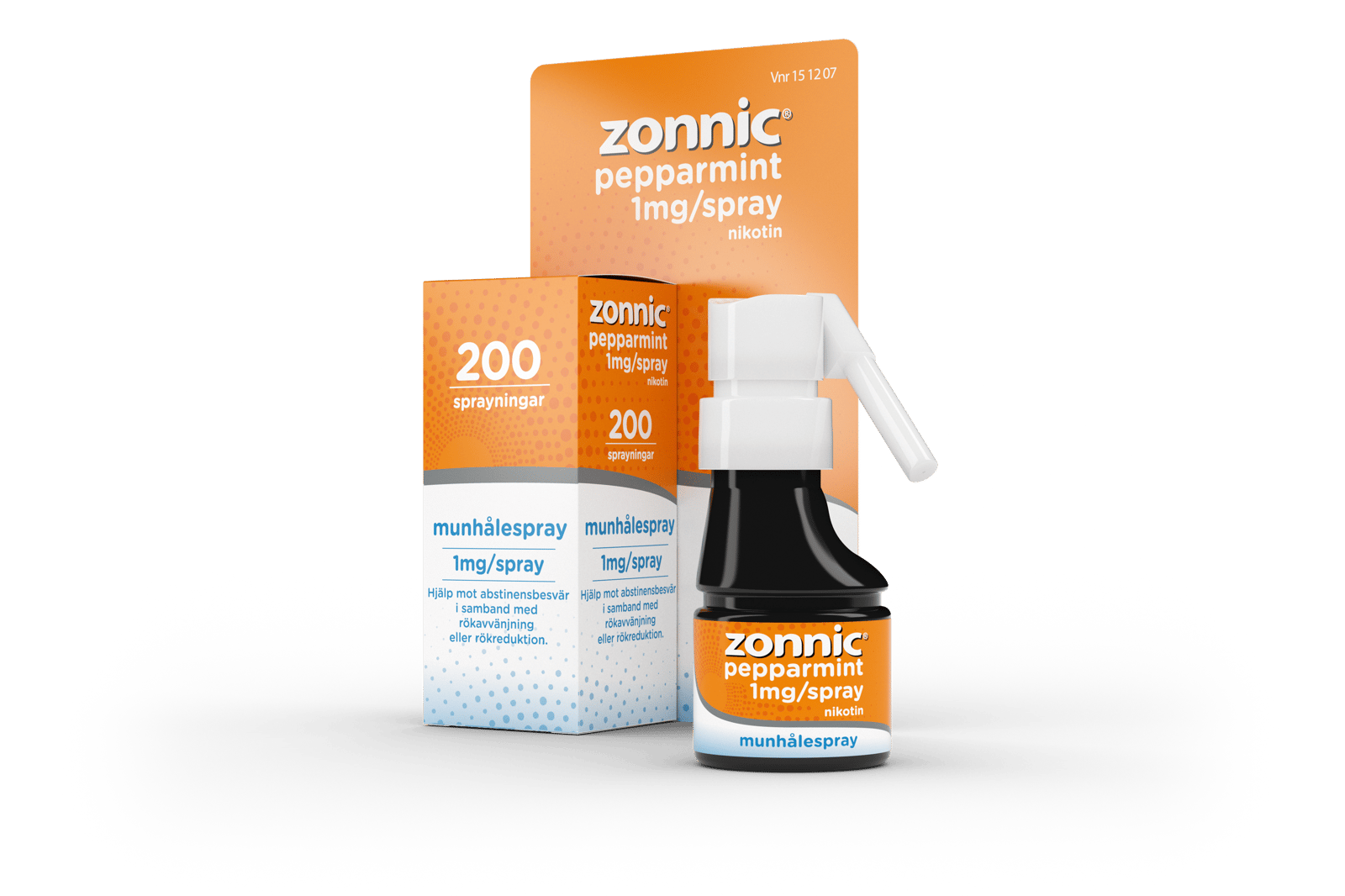 Zonnic Pepparmint Munhålespray 1 mg/spray 200 doser