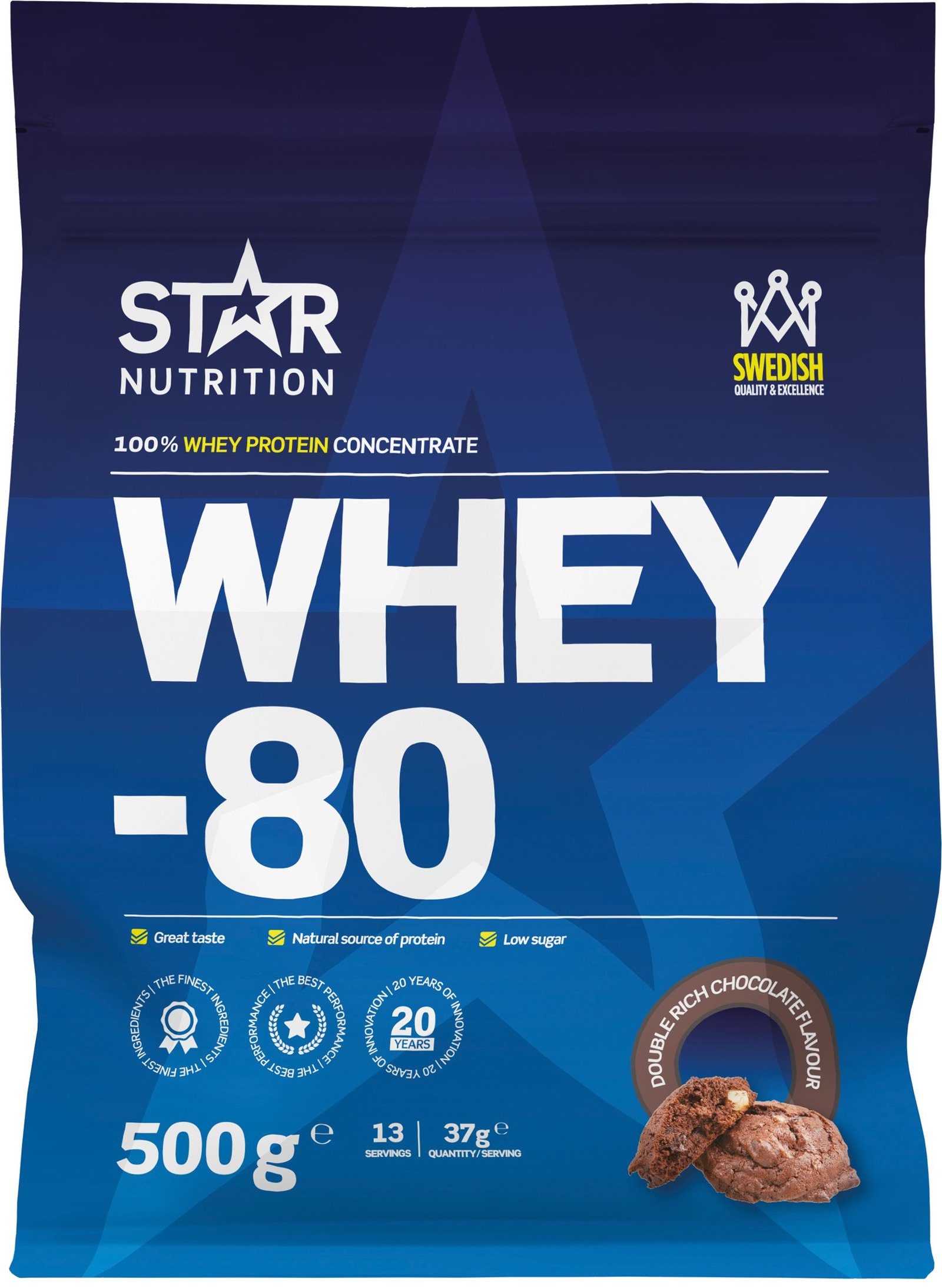 Star Nutrition Whey-80 Double Rich Chocolate 500 g