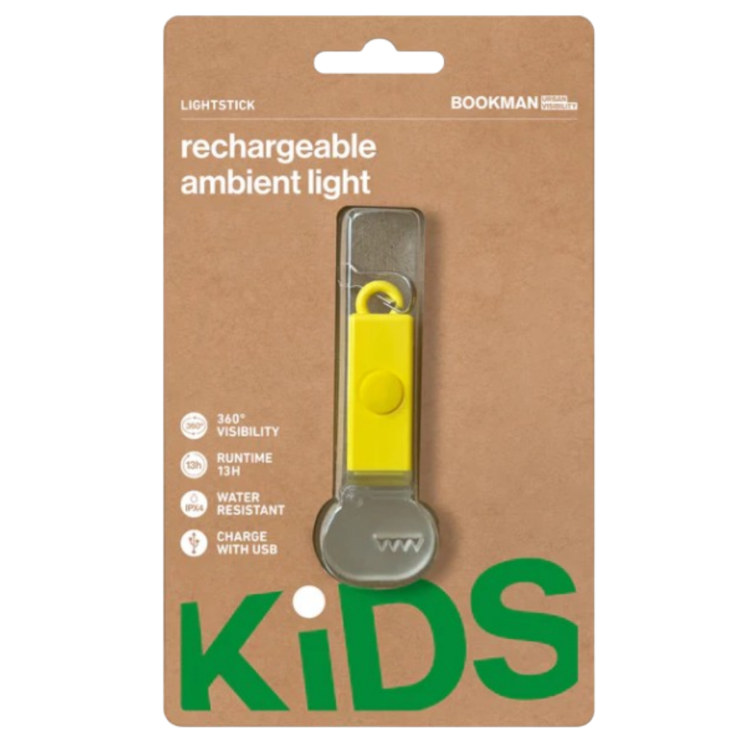 Bookman Urban Visibility Lightstick Kids Dinosaur Yellow 1 st