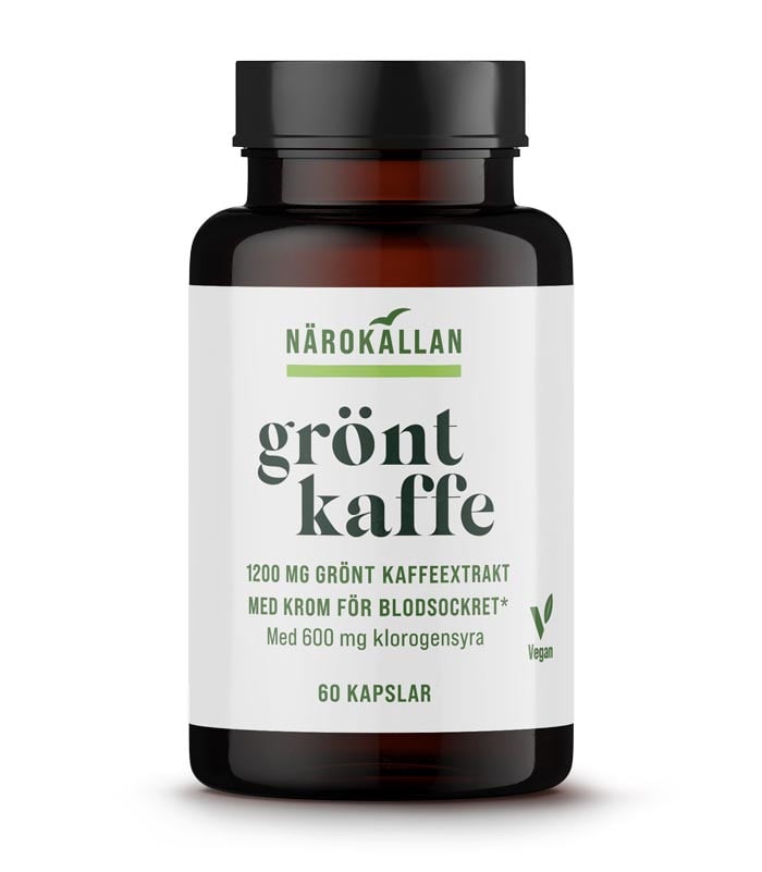 Närokällan Grönt kaffe & Krom 60 kapslar