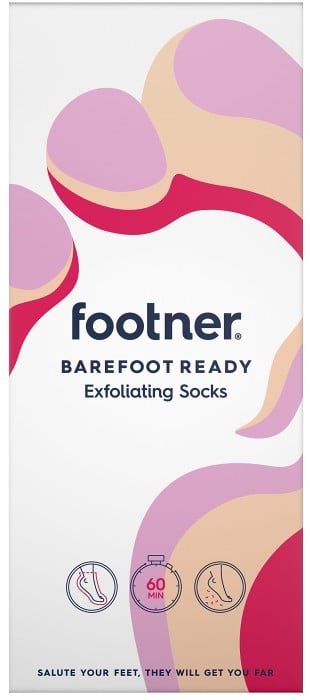 Footner Barefoot Ready Exfoliating Socks 1 par