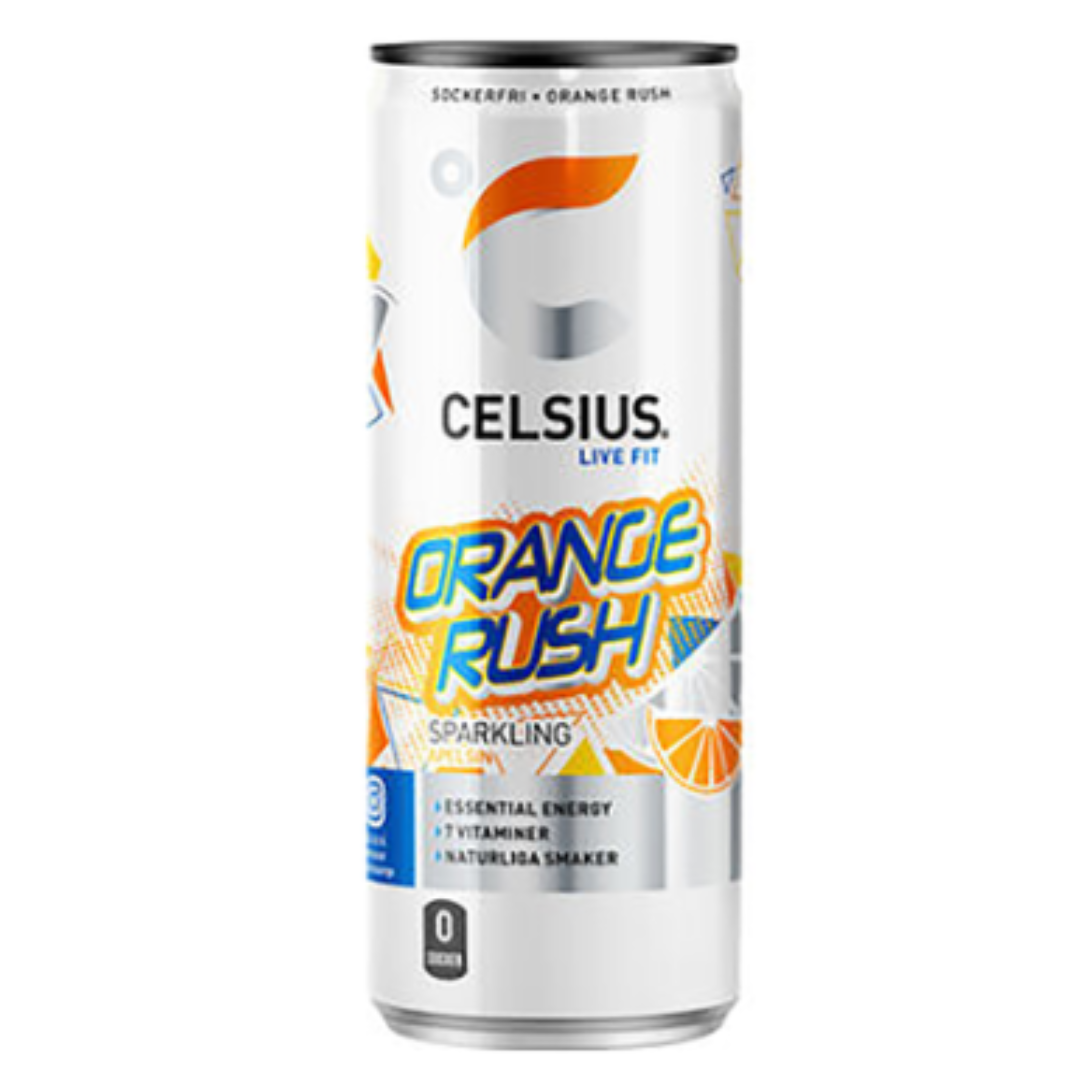 Celsius Orange Rush 355 ml