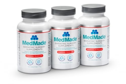 MedMade Bariatric Surgery Supplements Jordgubb 120 tabletter