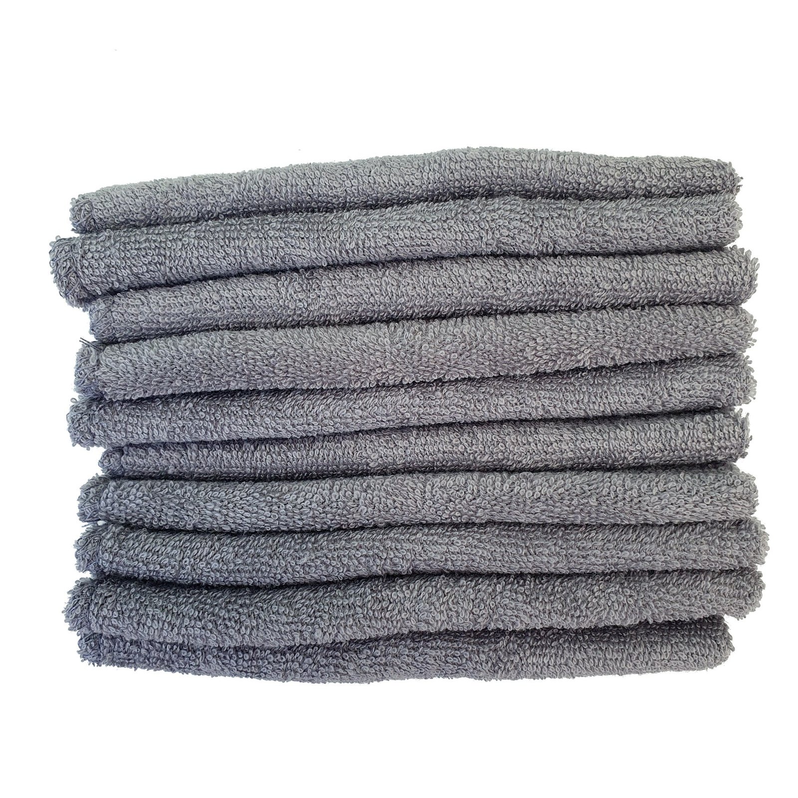 Tvättlappar grå 10-pack