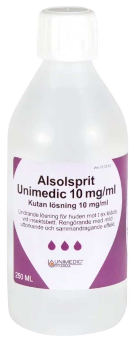 Alsolsprit Unimedic 10 mg/ml 250 ml