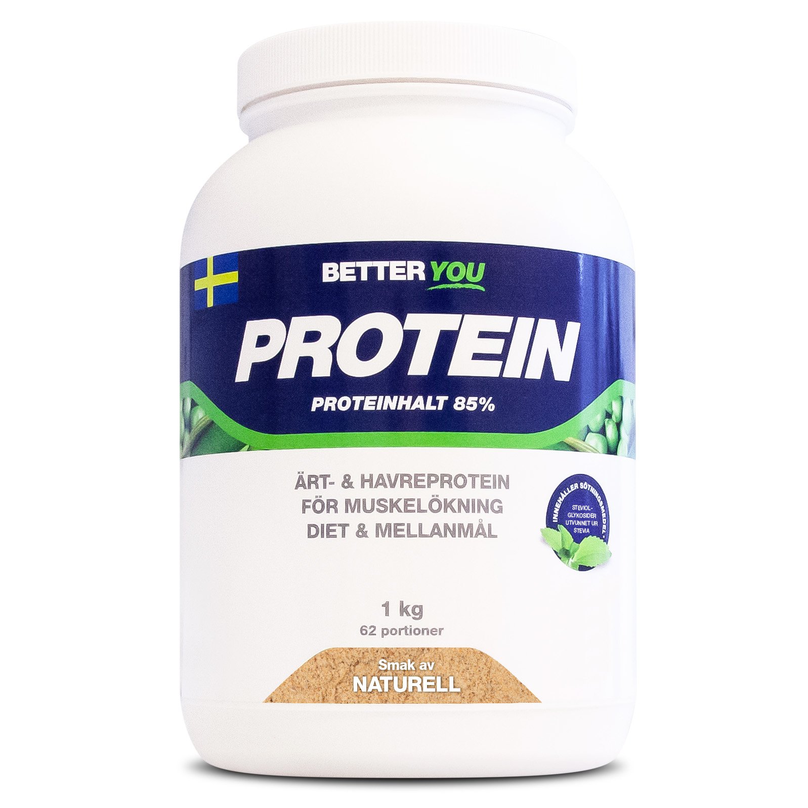 Better You Ärt- & Havreprotein Naturell 1 kg