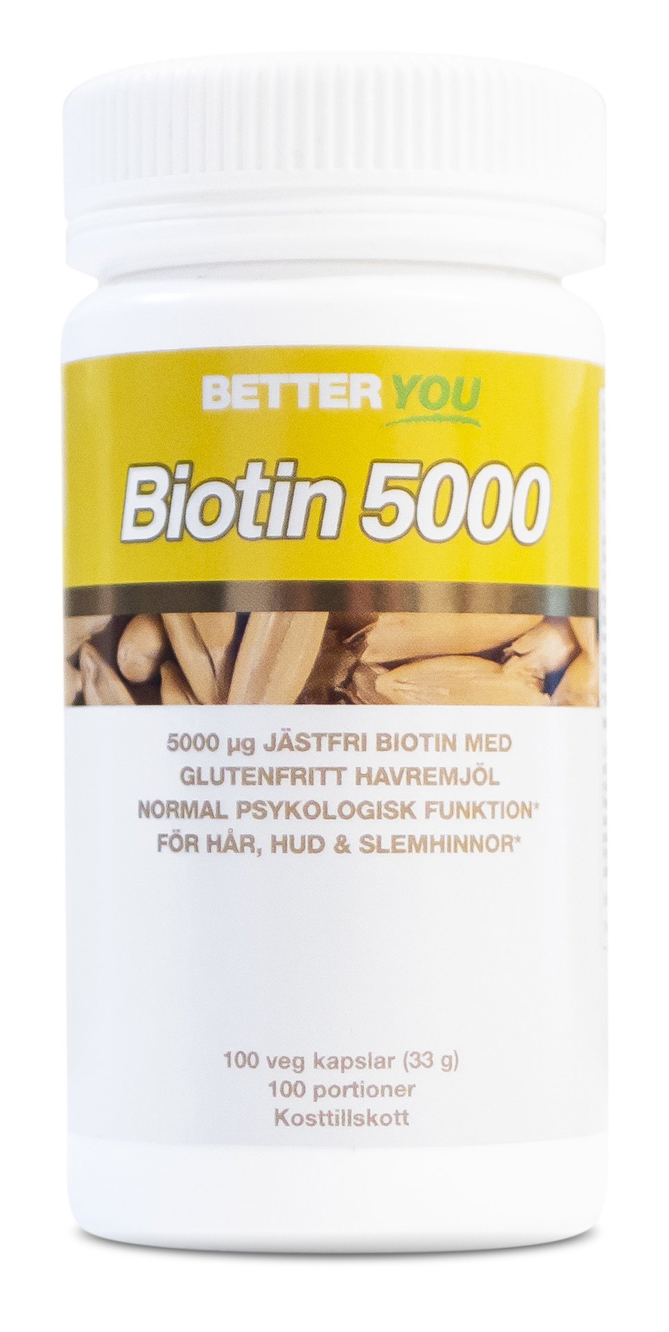 Better You Biotin 5000µg 100 kapslar