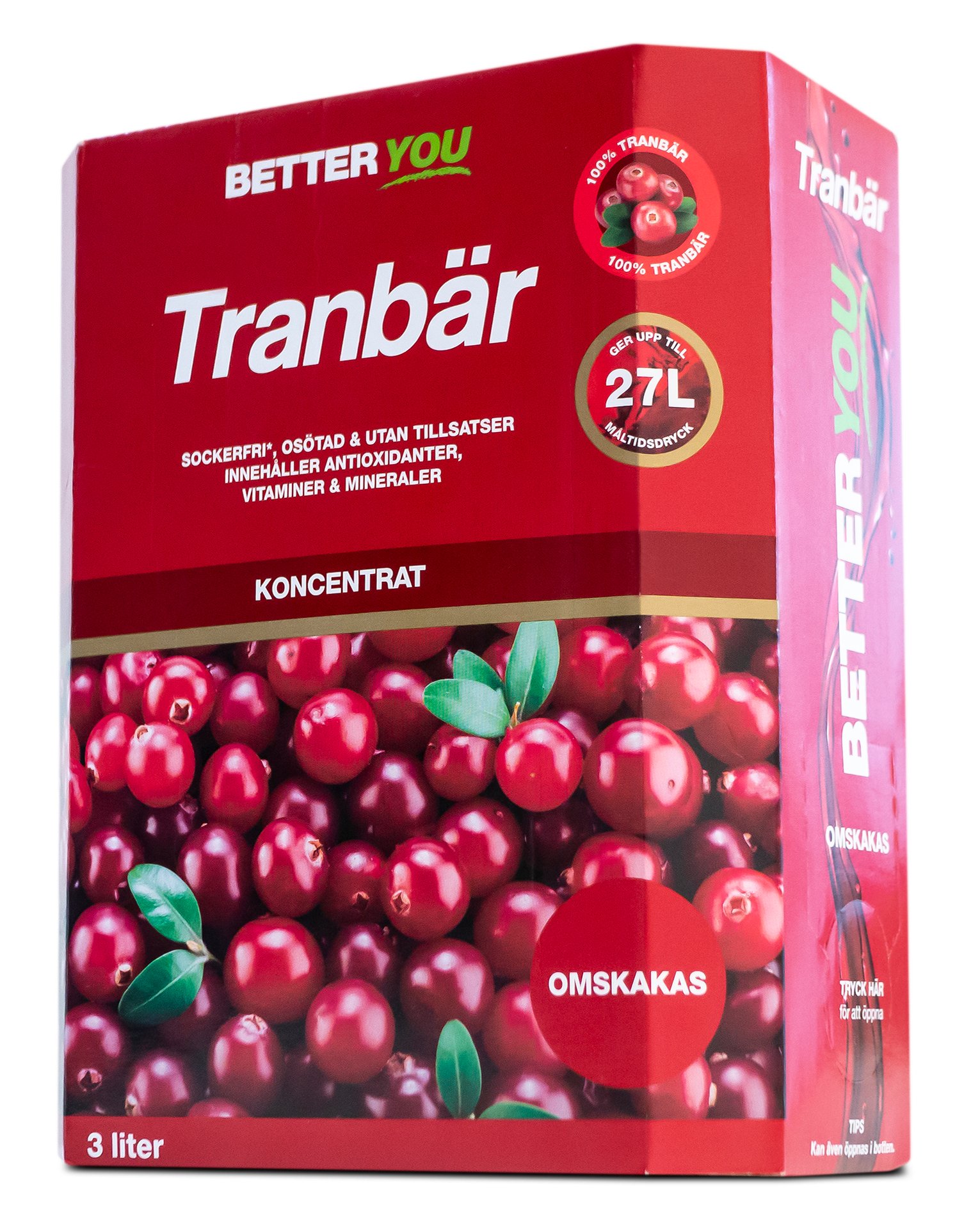Better You Tranbärskoncentrat BIB 3 liter