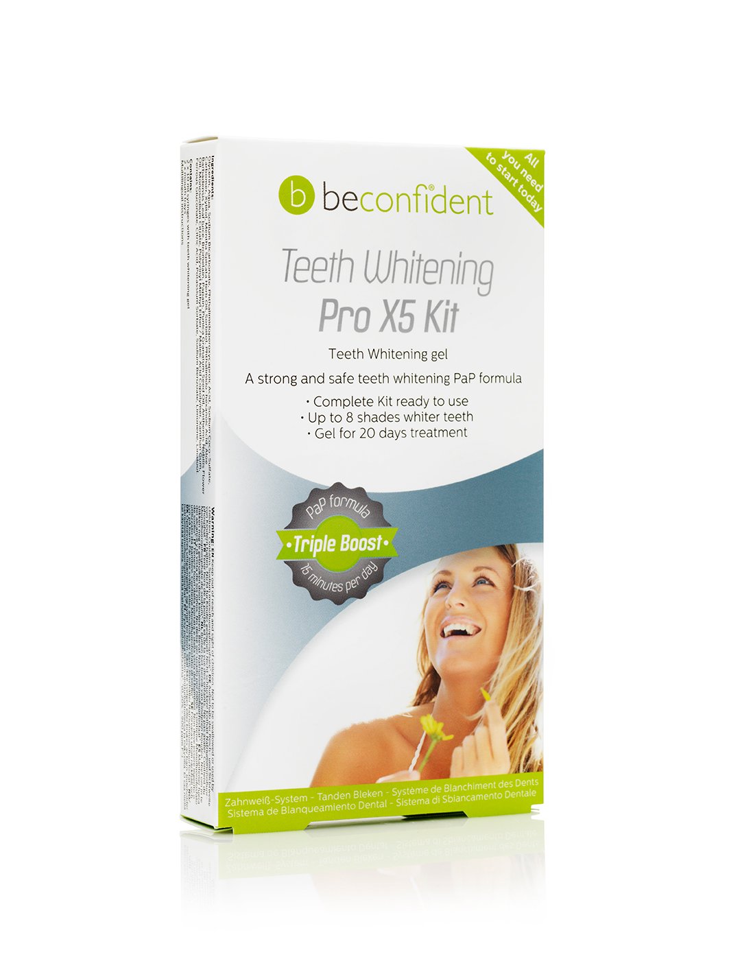 Beconfident Teeth Whitening Pro X5 Kit 2 x 10 ml