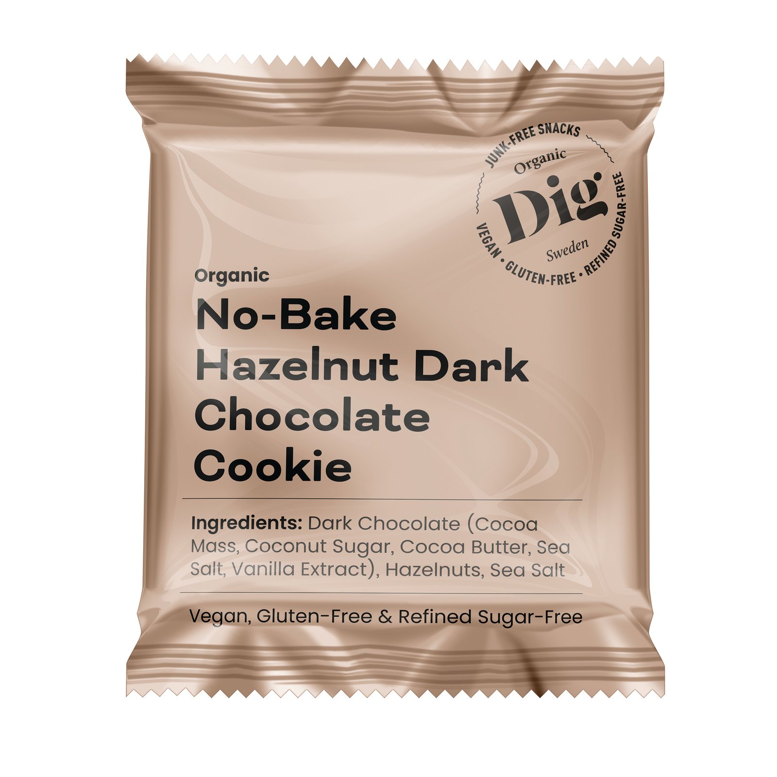 Dig No-Bake Hazelnut Dark Chocolate Cookie 30 g