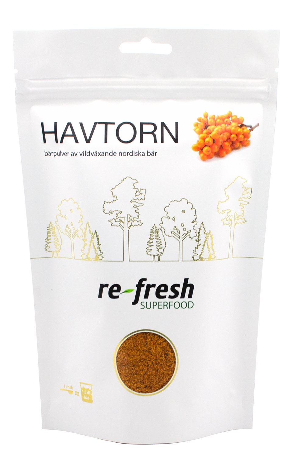 Re Fresh Superfood Havtornspulver 125g