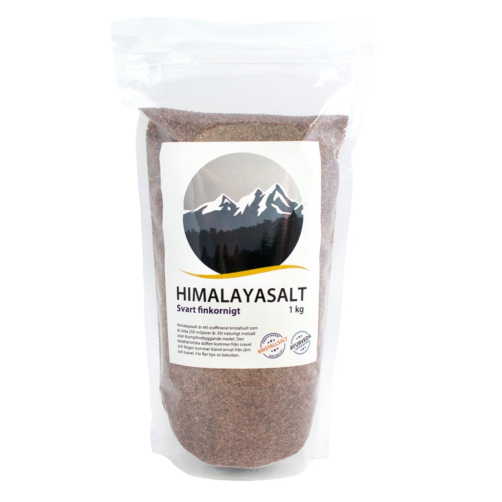 Re-fresh Superfood Himalayasalt svart fint 1 kg