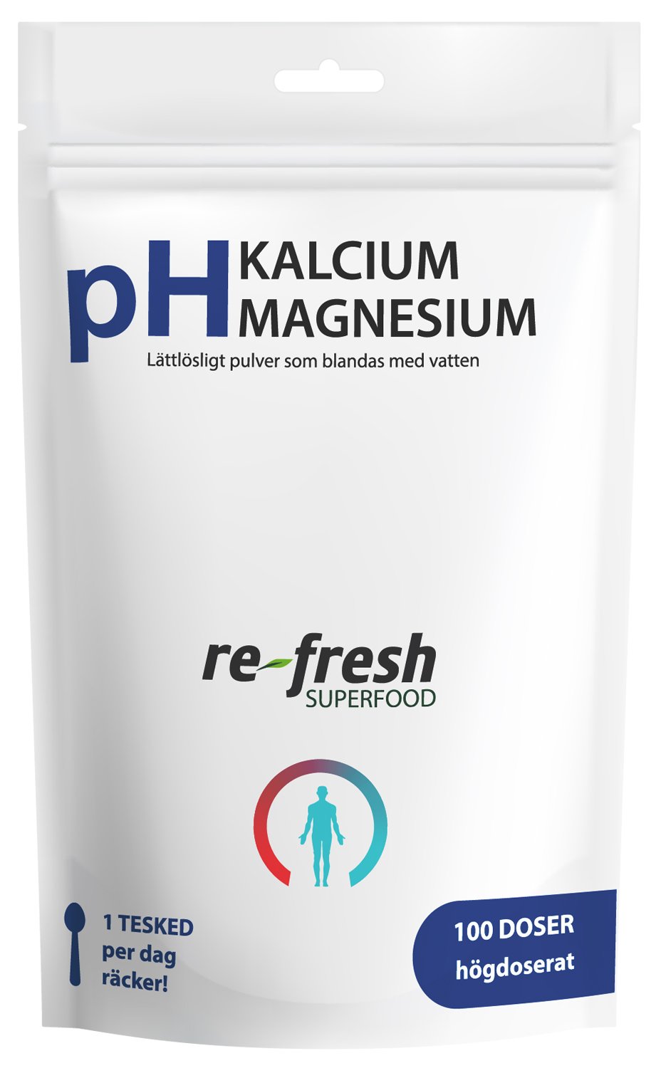 Re Fresh Superfood pH-Pulver Kalcium + Magnesium 300g
