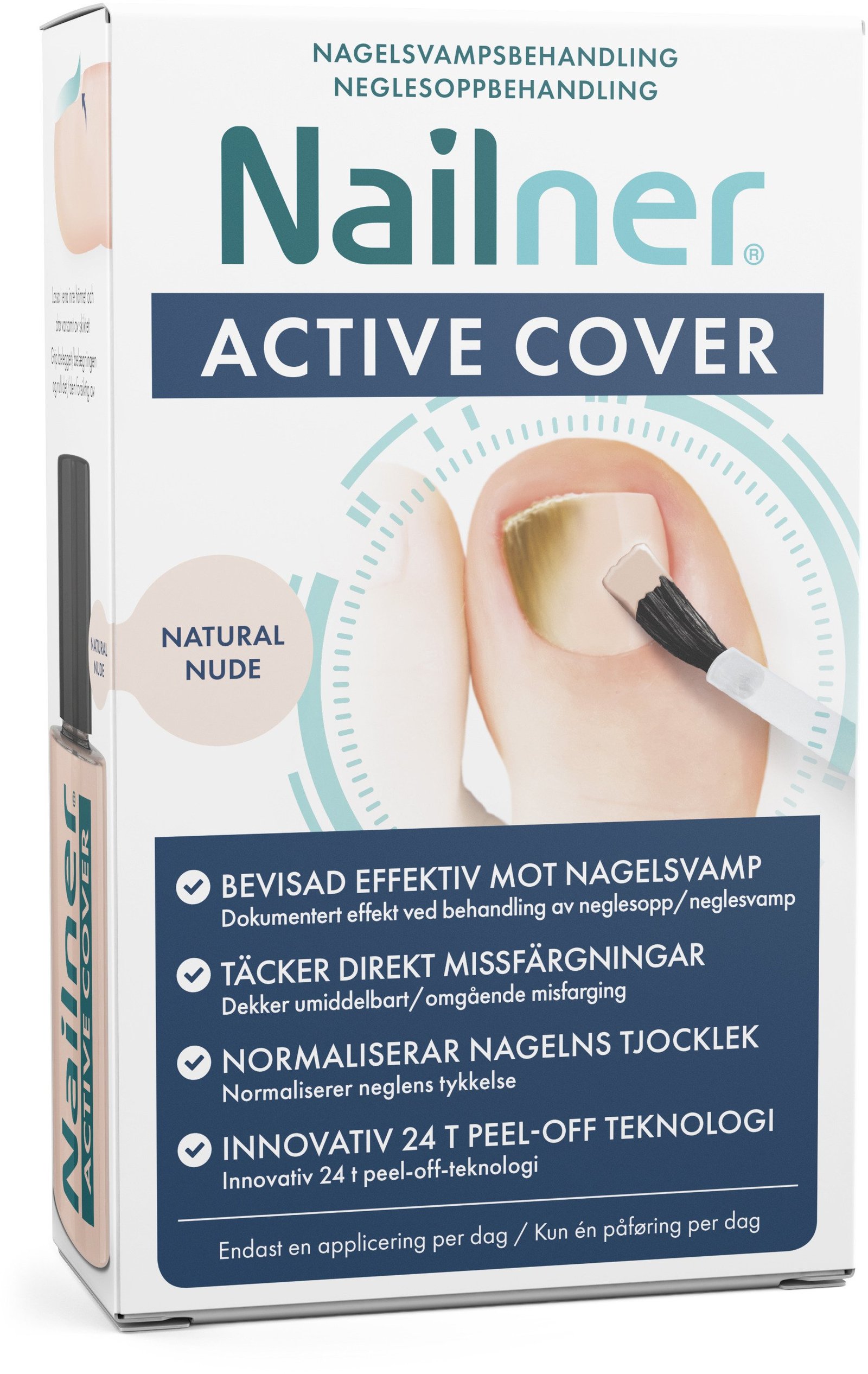 Nailner Active Cover Natural Nude 30 ml