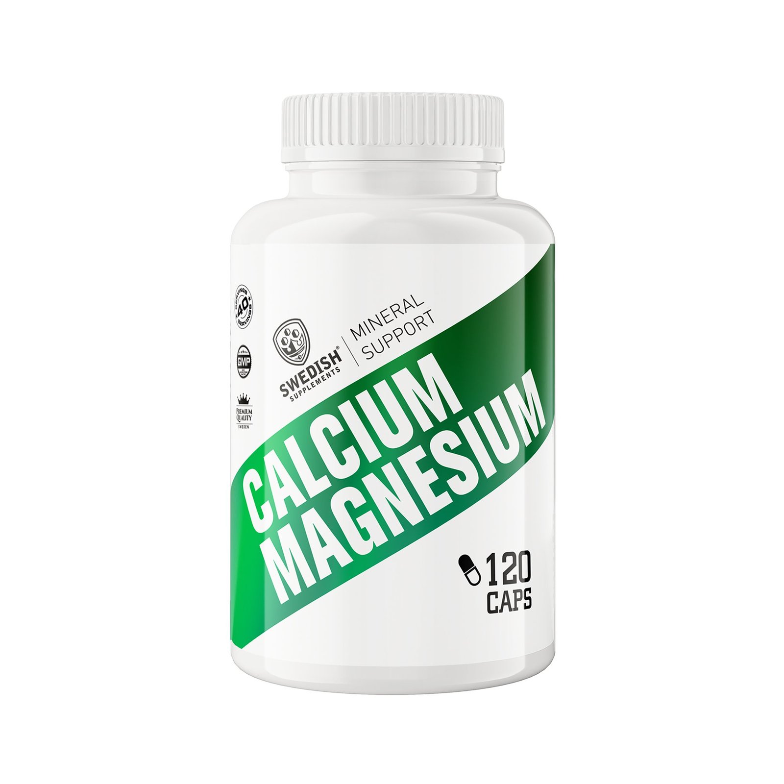 Swedish Supplements Calcium & Magnesium 120 kapslar
