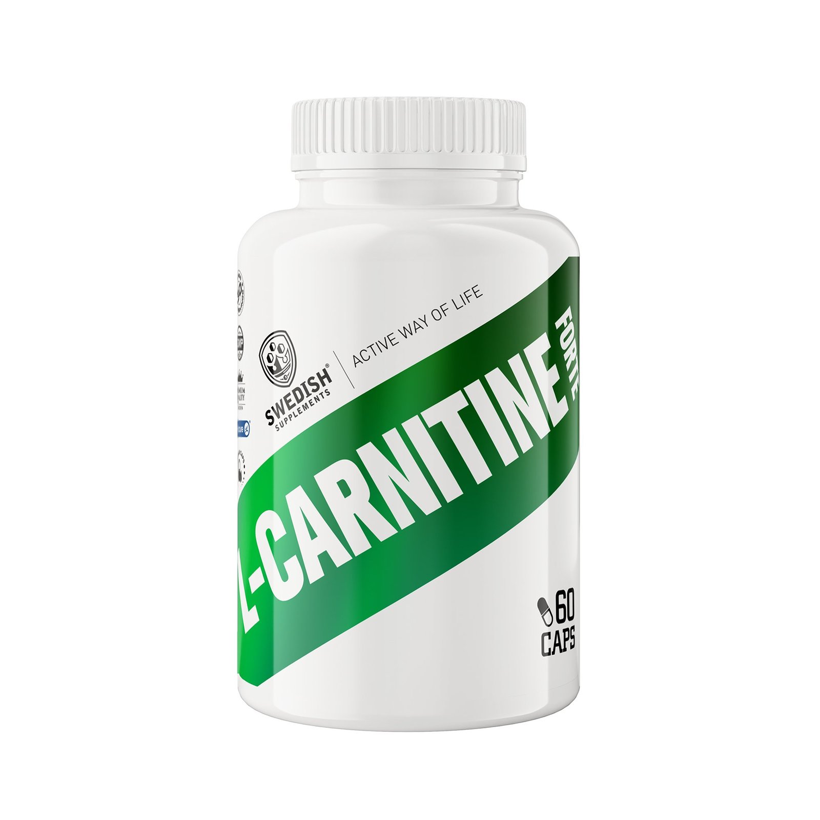 Swedish Supplements L-Carnitin Forte 60 kapslar