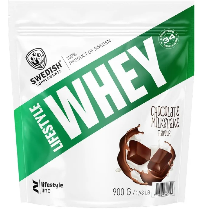 Swedish Supplements Lifestyle Whey Chocolate Milkshake 900g