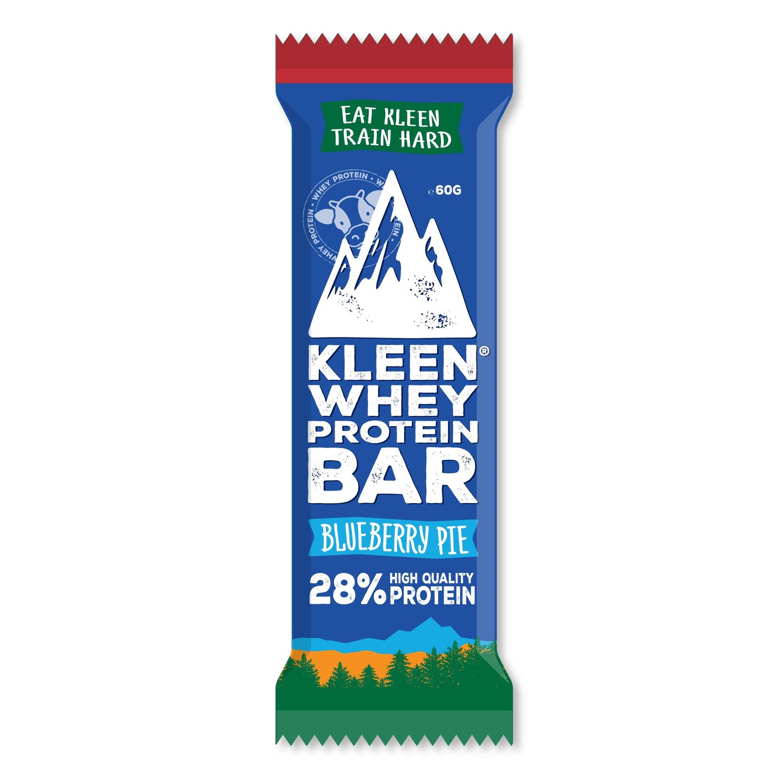 Kleen Sports Nutrition Kleen Whey Protein Bar Blueberry Pie 60g
