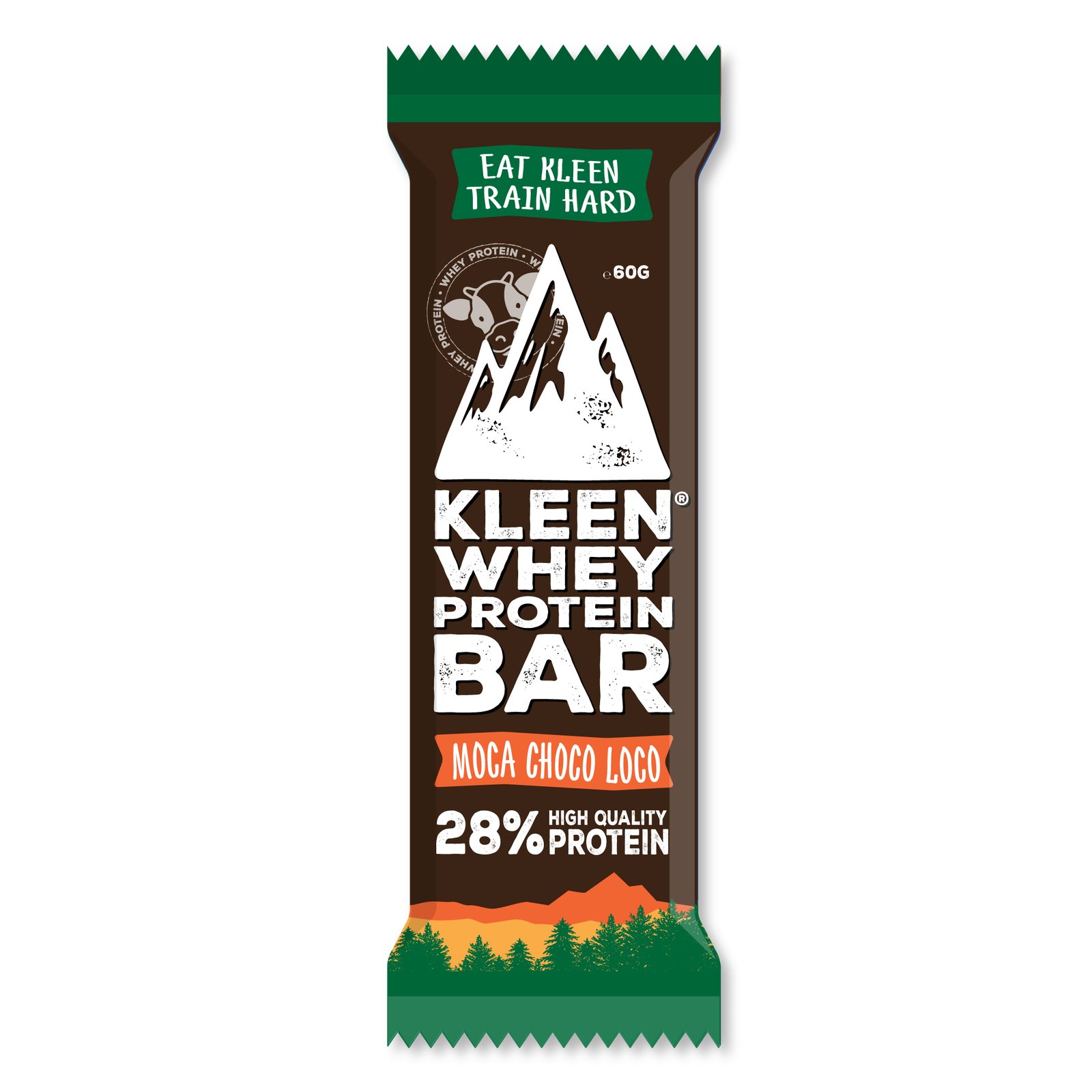 Kleen Sports Nutrition Kleen Whey Protein Bar Moca Choco Loco 60g