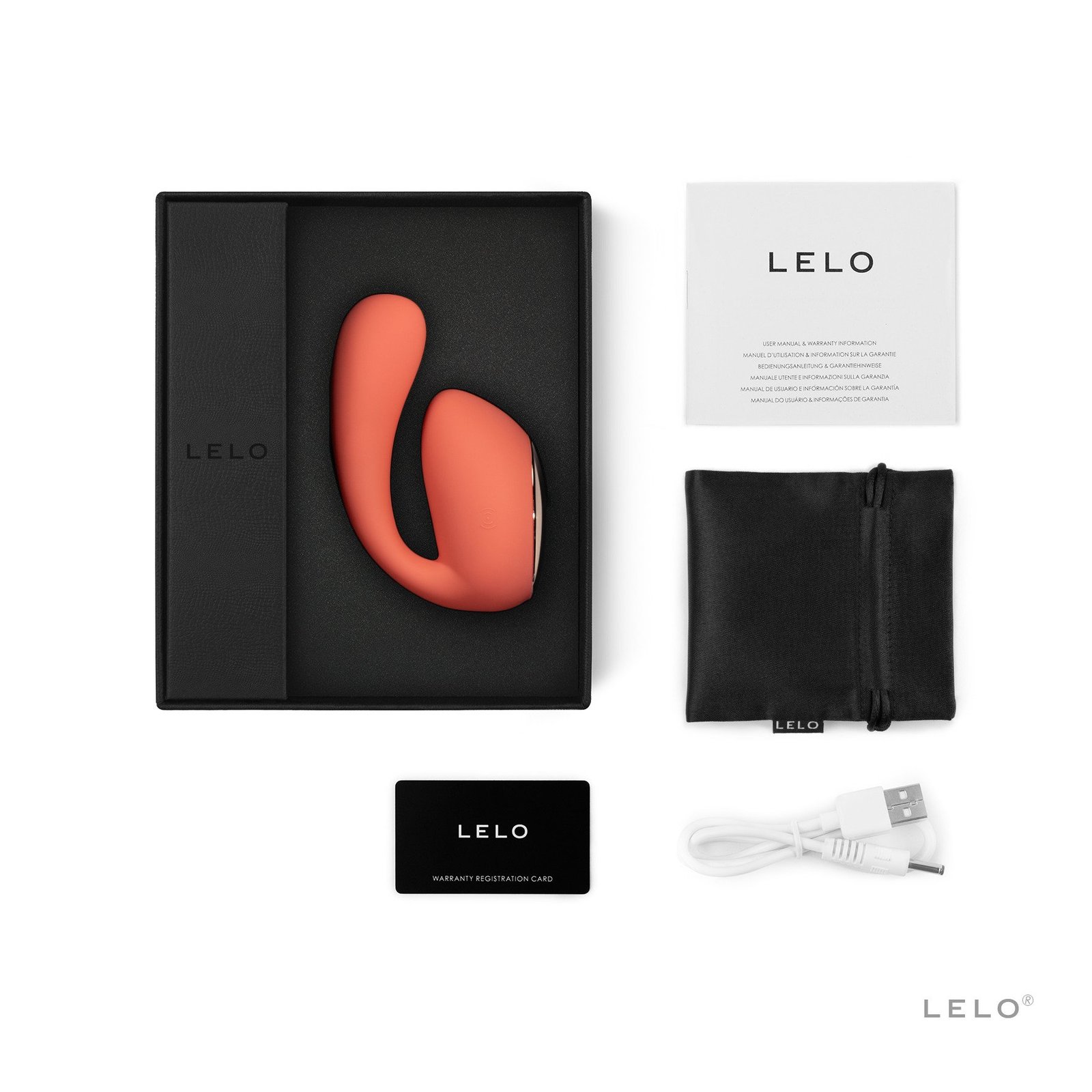 LELO Ida Wave Coral Red 1 st