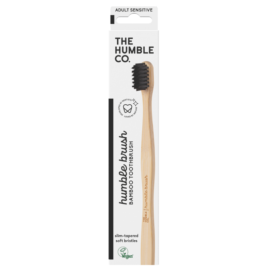 The Humble Co. Humble Brush Bambutandborste Sensitive 1 st - Olika färger