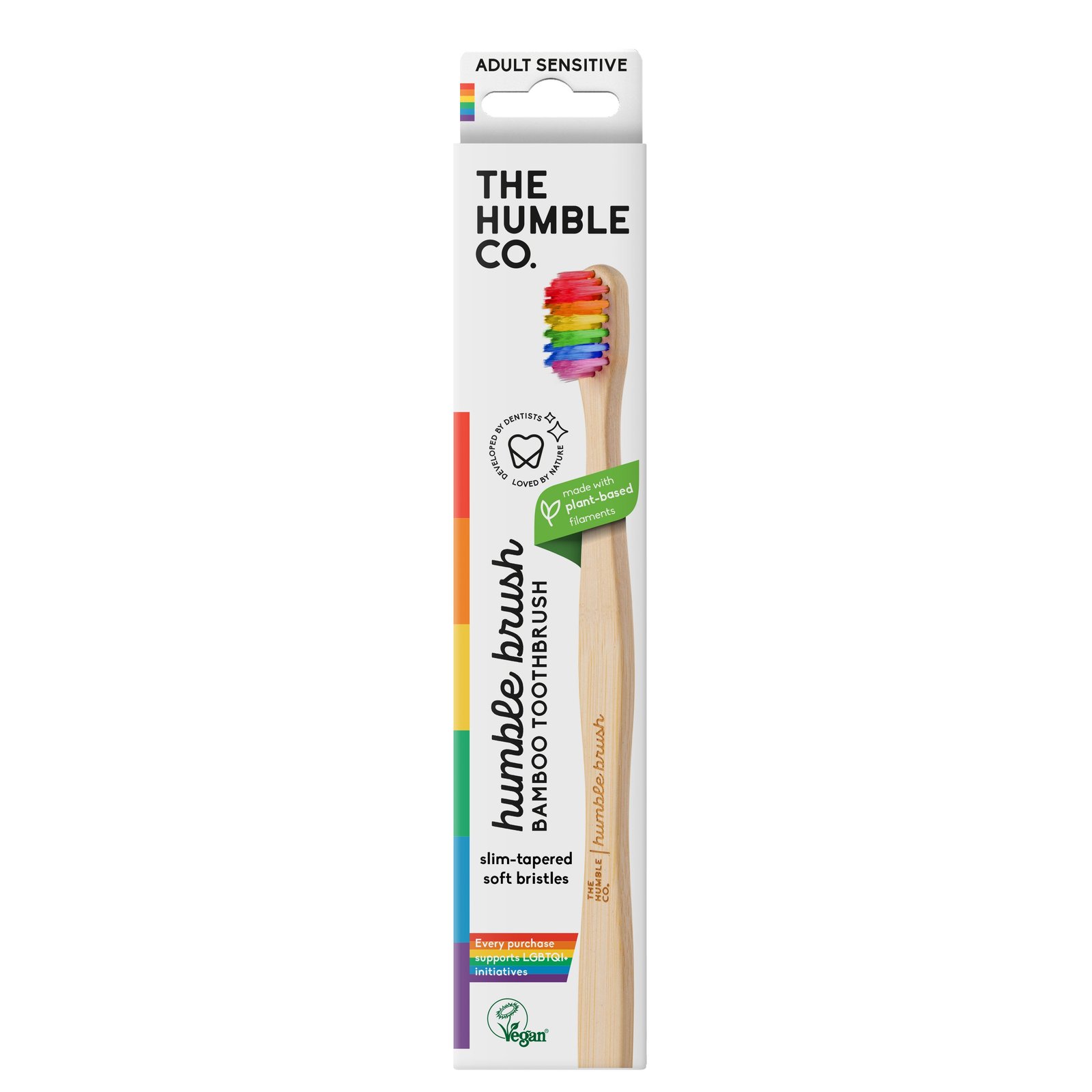 The Humble Co. Humble Brush Bamboo Toothbrush Adult Proud Sensitive 1 st