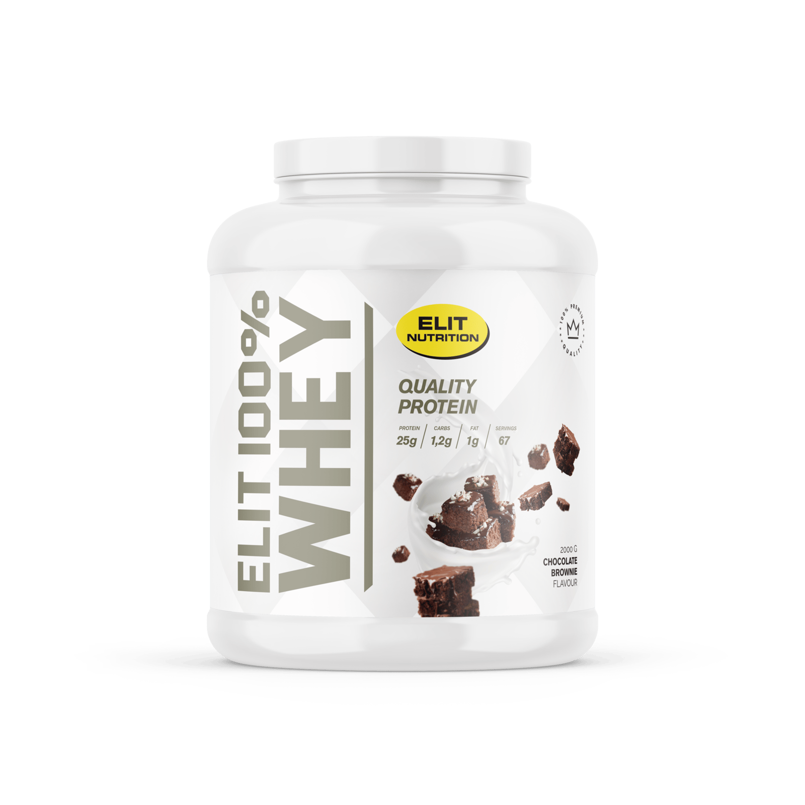 Elit Nutrition 100% Whey Chocolate Brownie 2000g
