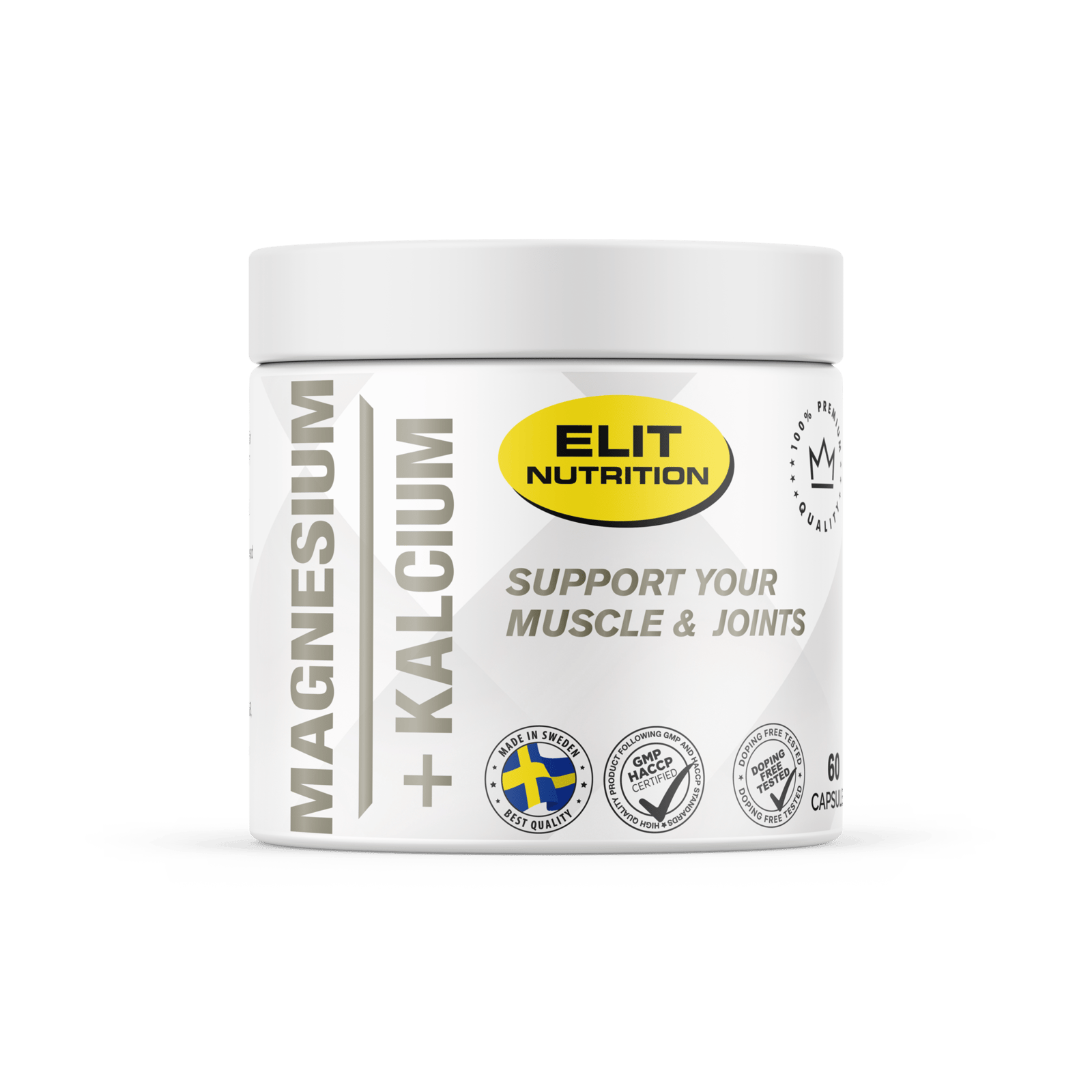 Elit Nutrition Magnesium + Kalcium 60 kapslar