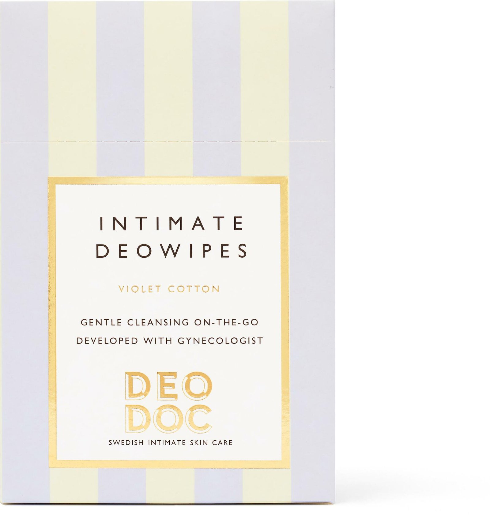 DeoDoc Intimate Wipes Violet Cotton 10 st