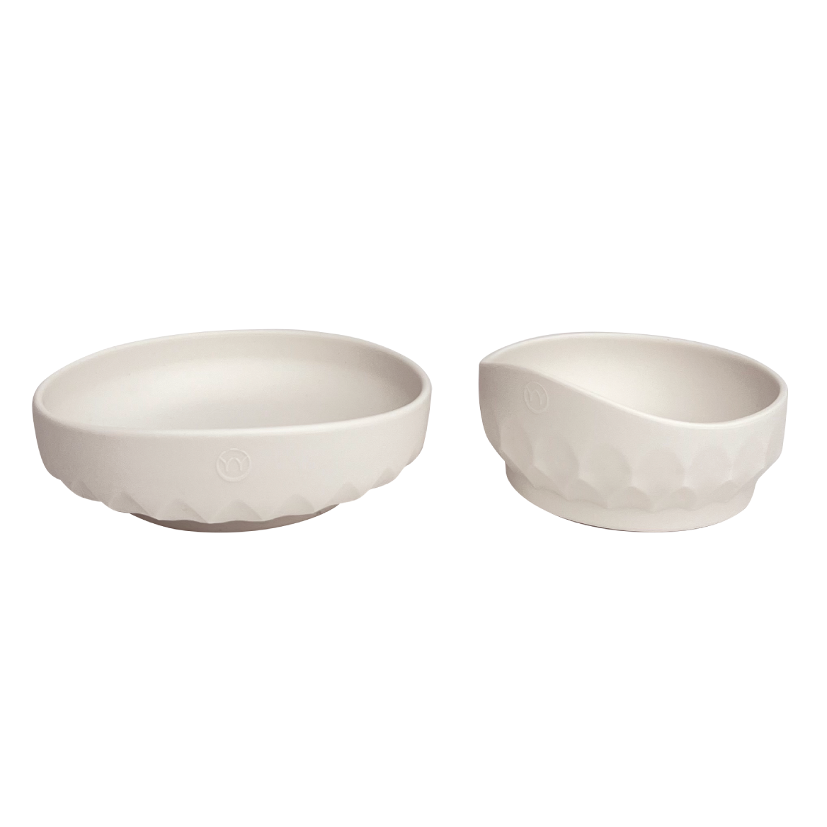 Najell Baby plate and bowl set - Porcelain White