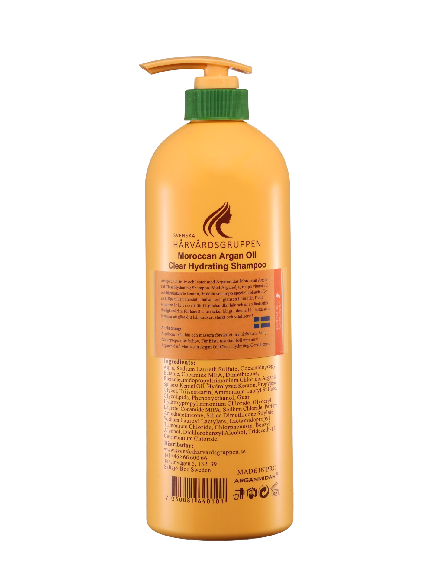 ARGANMIDAS Clear Hydrating Shampoo 1000 ml