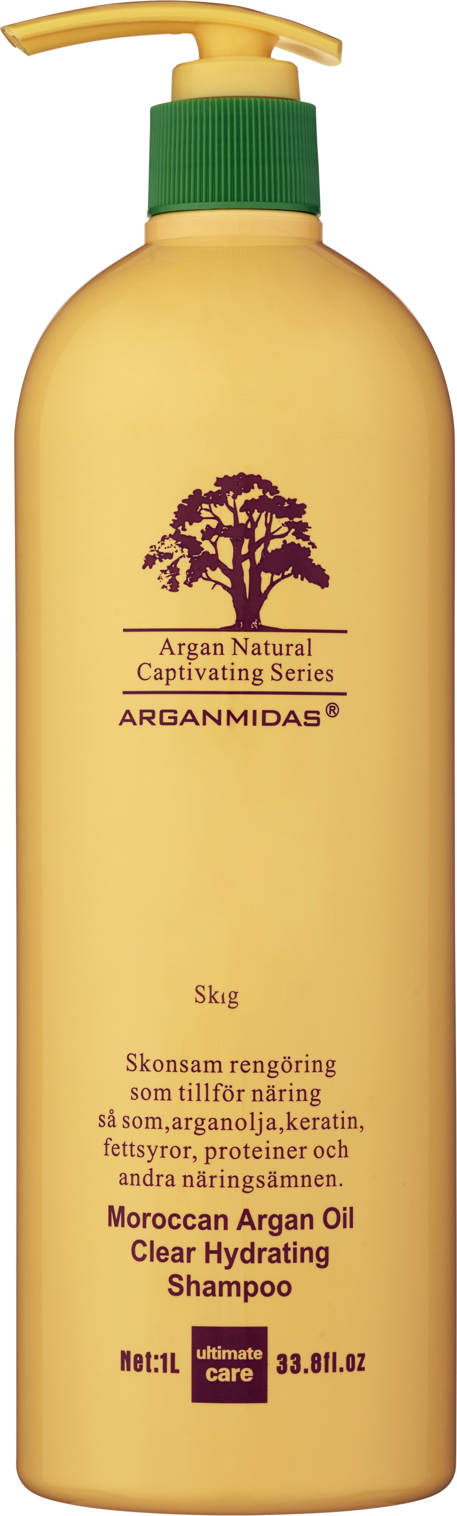 ARGANMIDAS Clear Hydrating Shampoo 1000 ml