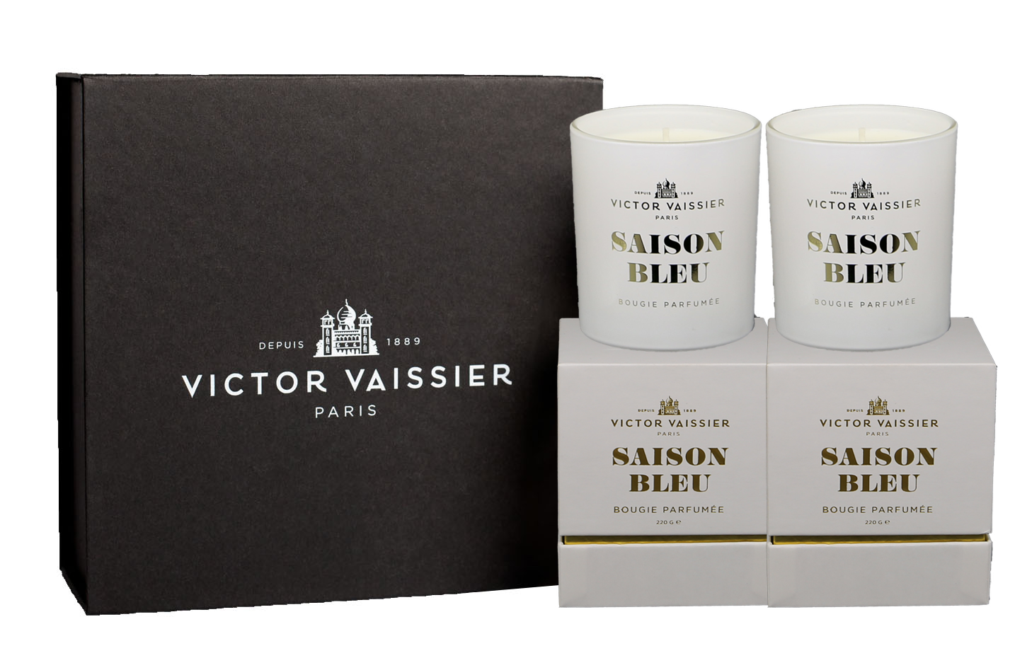 Victor Vaissier Luxury Giftbox Saison Bleu Candle