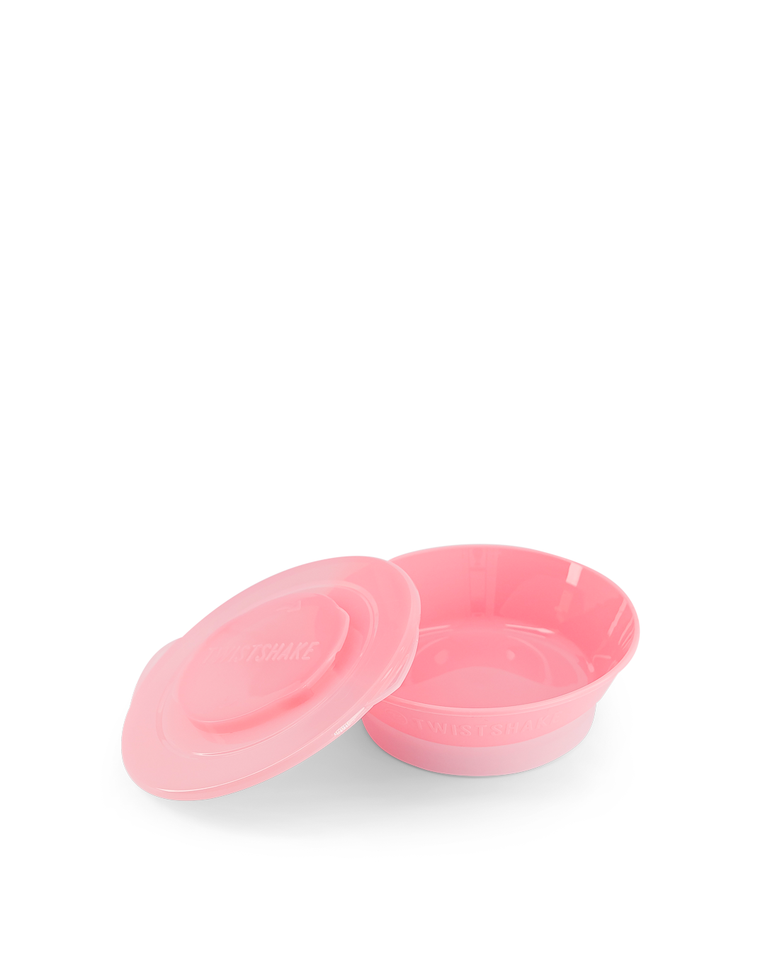 Twistshake Djup Barntallrik Med Lock Rosa