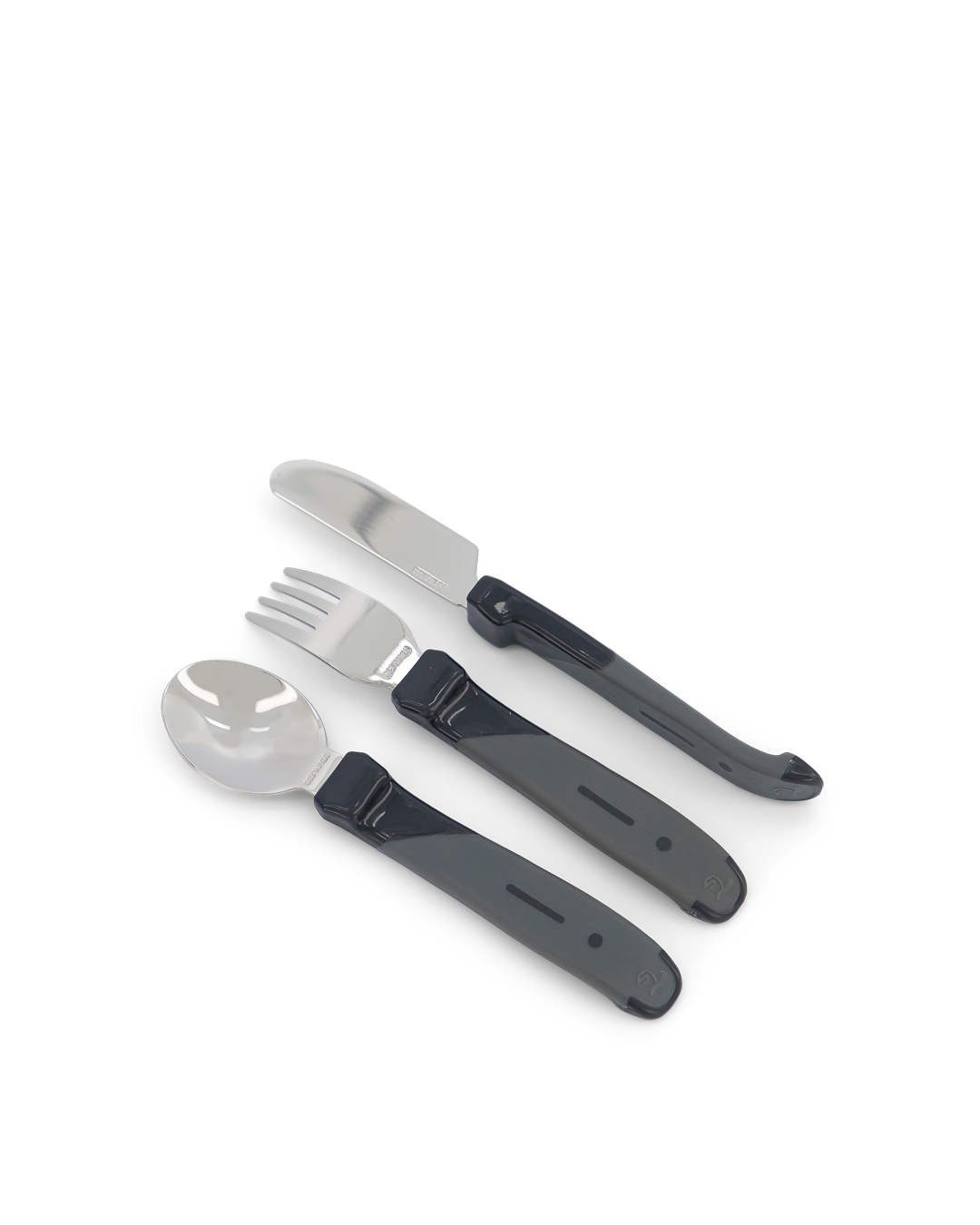 Twistshake Learn Cutlery Steel 12+ black