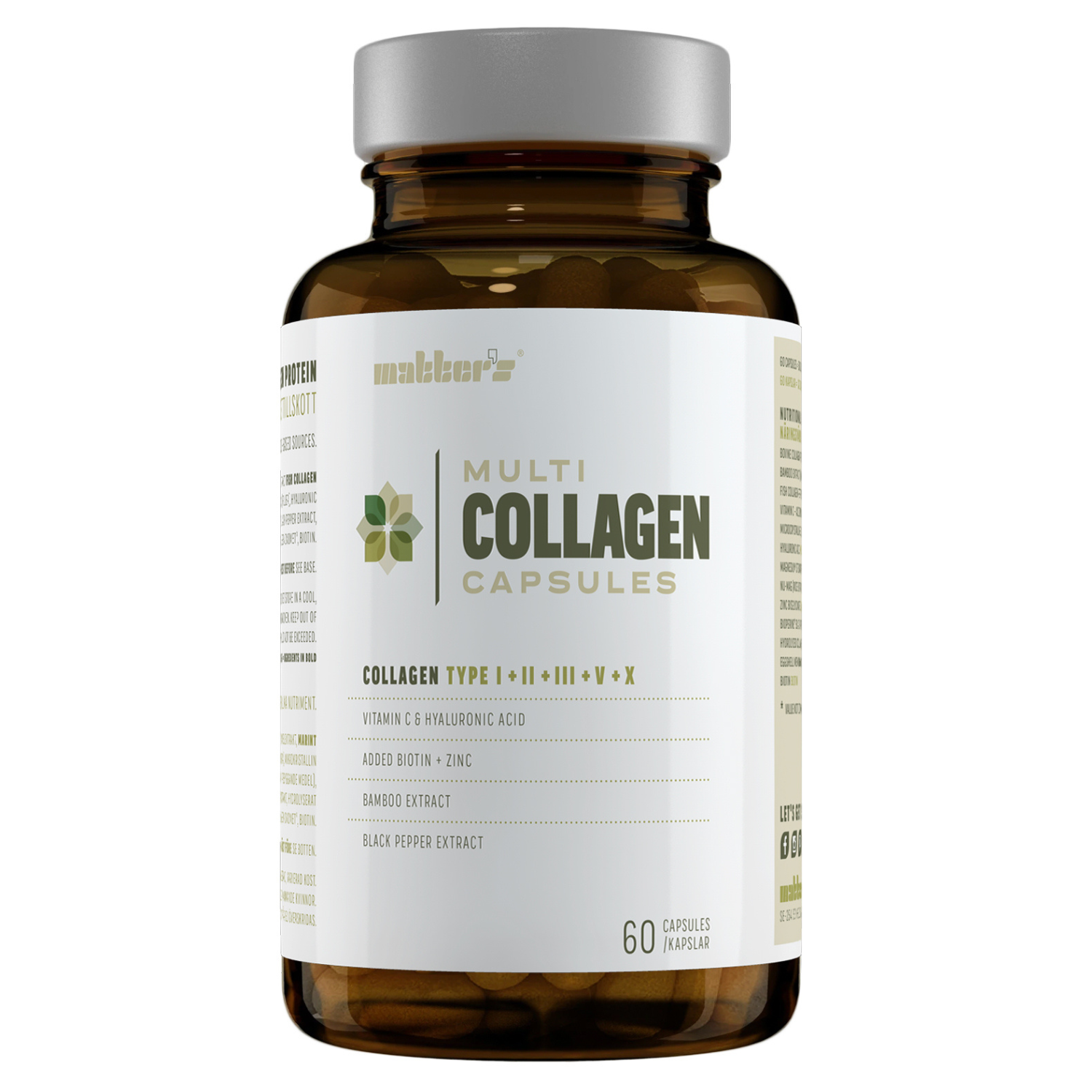 Matters Multi Collagen + Vitamin C & Hyaluron 60 Kapslar
