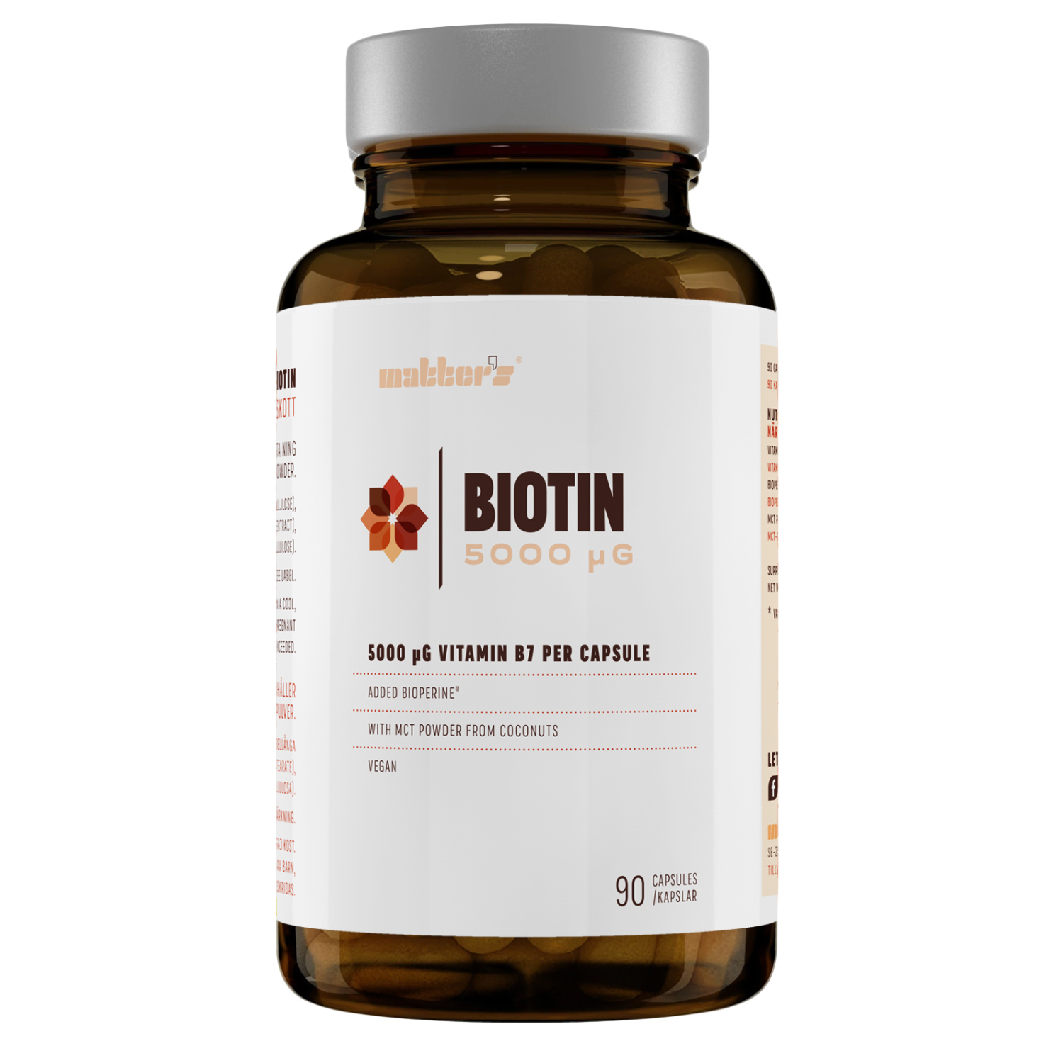 Matters Biotin 5000µg + MCT & Bioperine 90 Kapslar